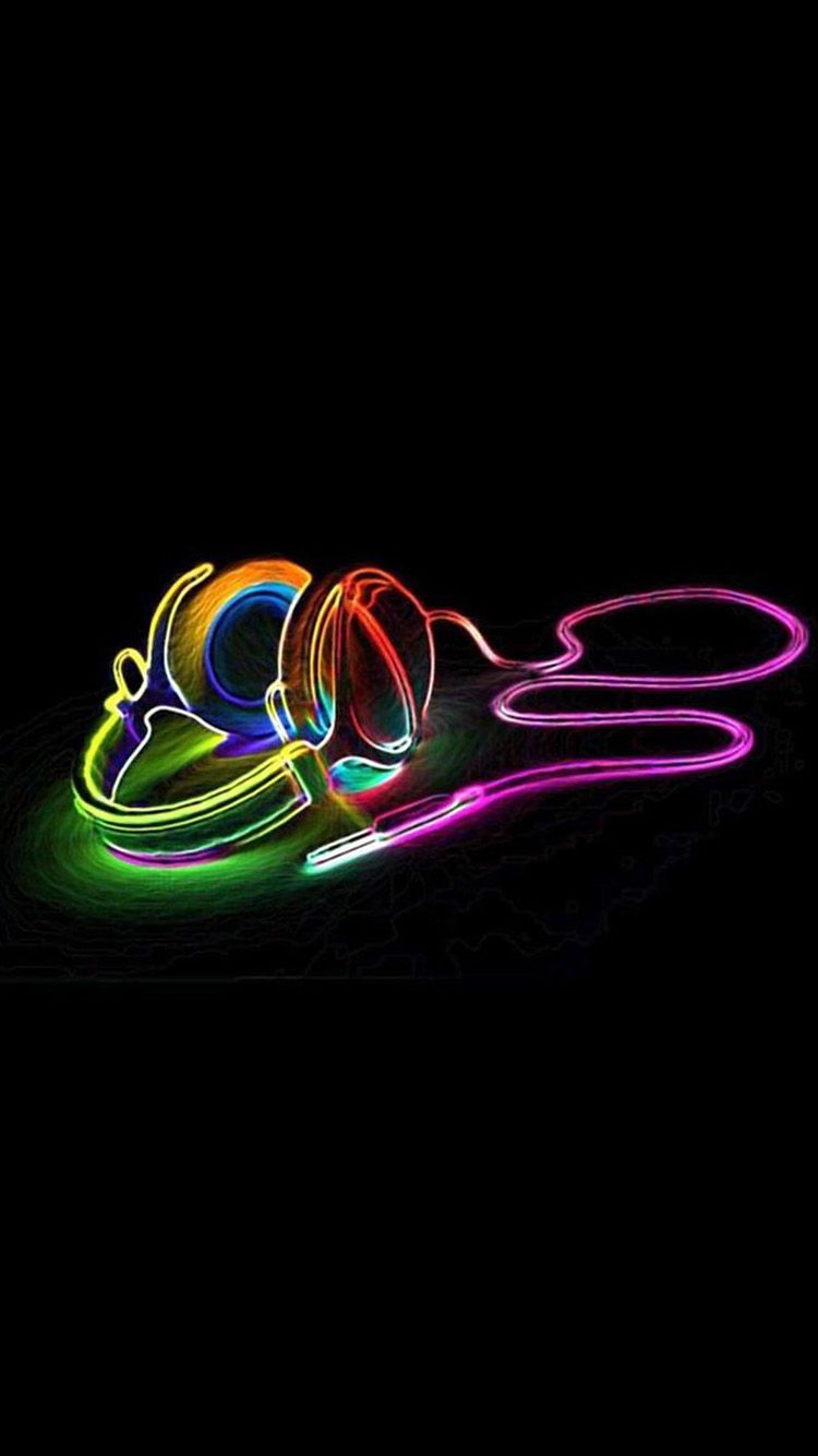 Free download 3D color earplugs iPhone 6 Wallpaper HD iPhone 6