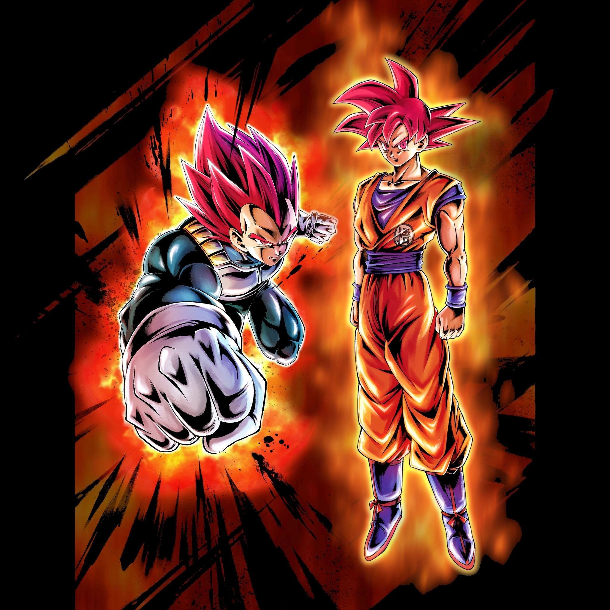 SSG Vegeta & SSG Goku Amoled Wallpaper