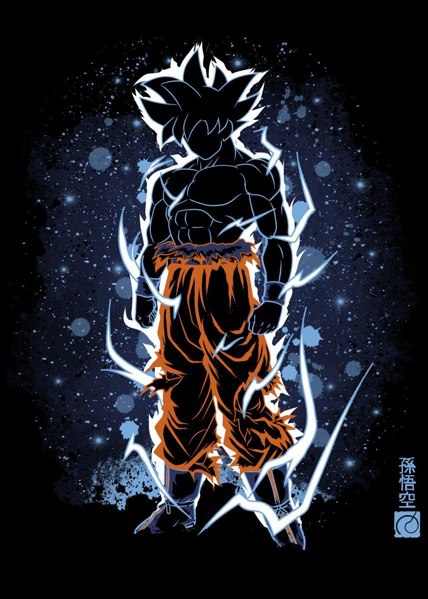 The Ultra Instinct Anime & Manga Poster Print