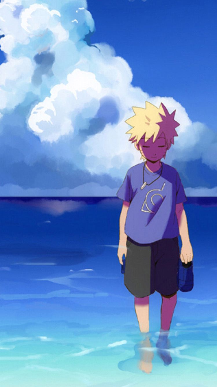 Free download Naruto iPhone Wallpaper Naruto seaside 750x1334