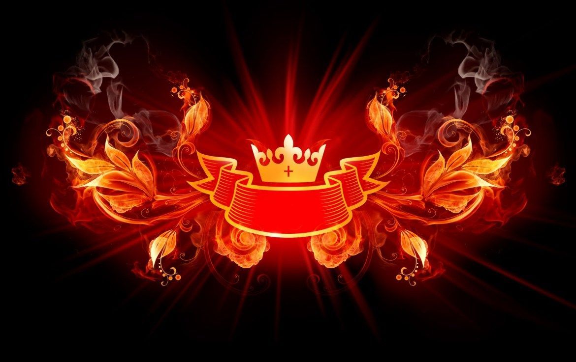 Fire Crown Wallpaper. Fire flower, Fire designs, HD wallpaper
