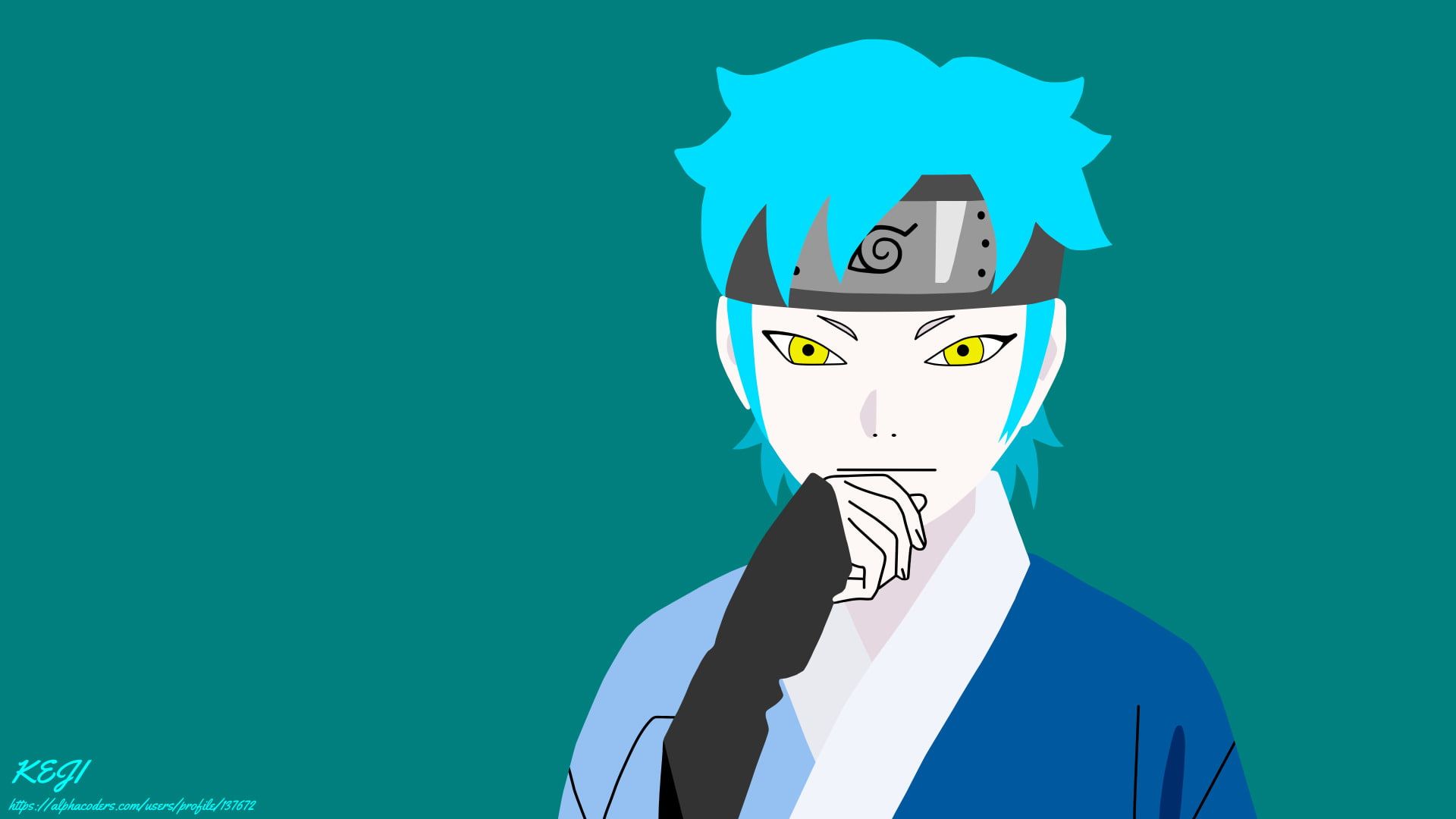 Anime #Boruto Blue Hair Boruto: Naruto Next Generations
