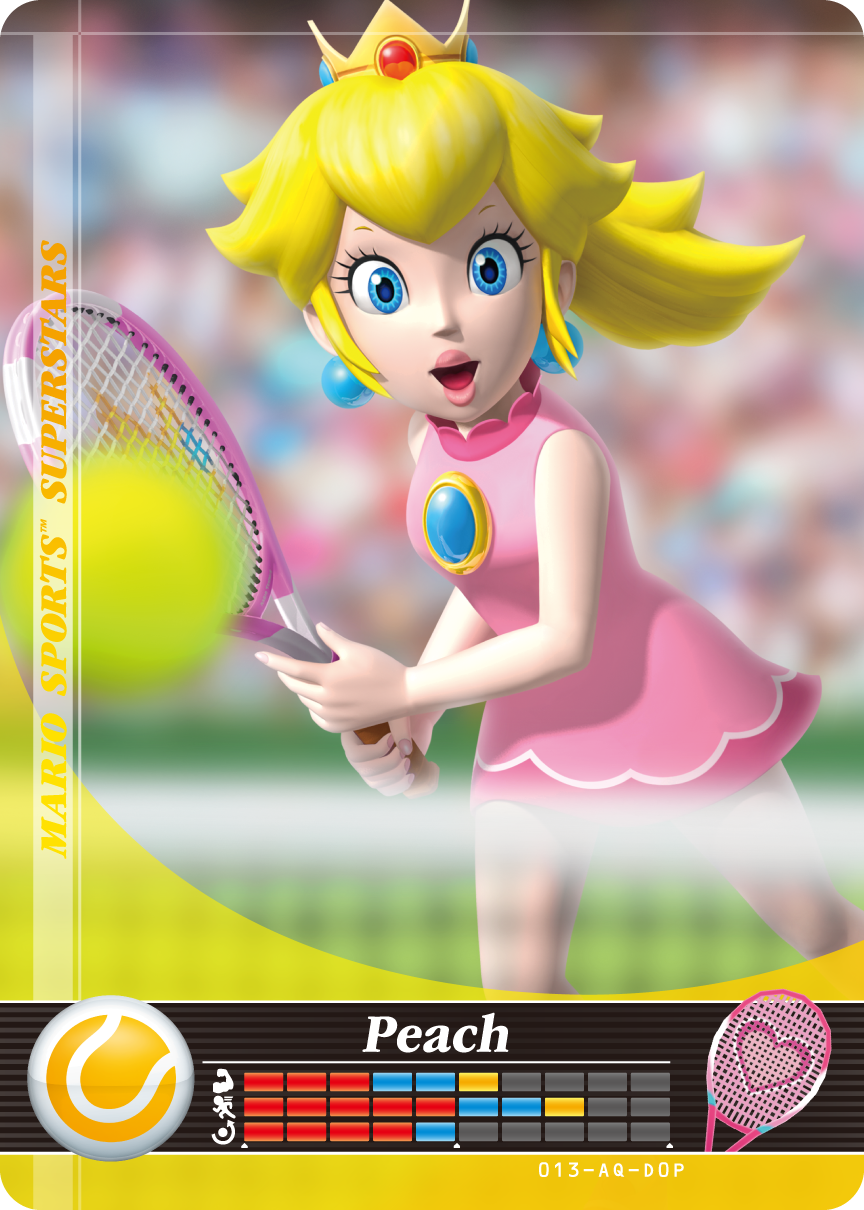Mario Sports Superstars details: 90 amiibo cards and their