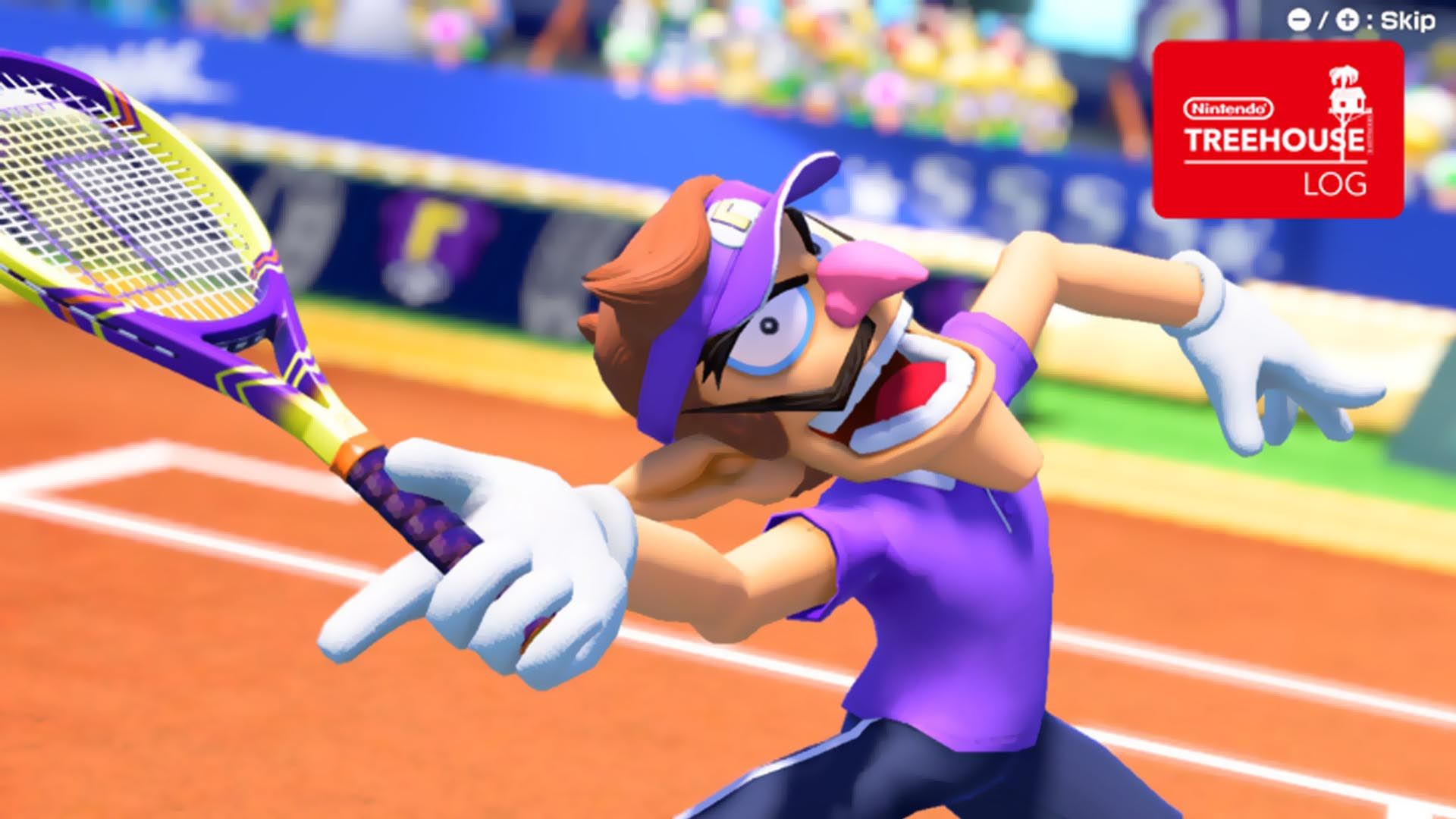 Newest Treehouse Log Introduces Mario Tennis Aces' Tennis