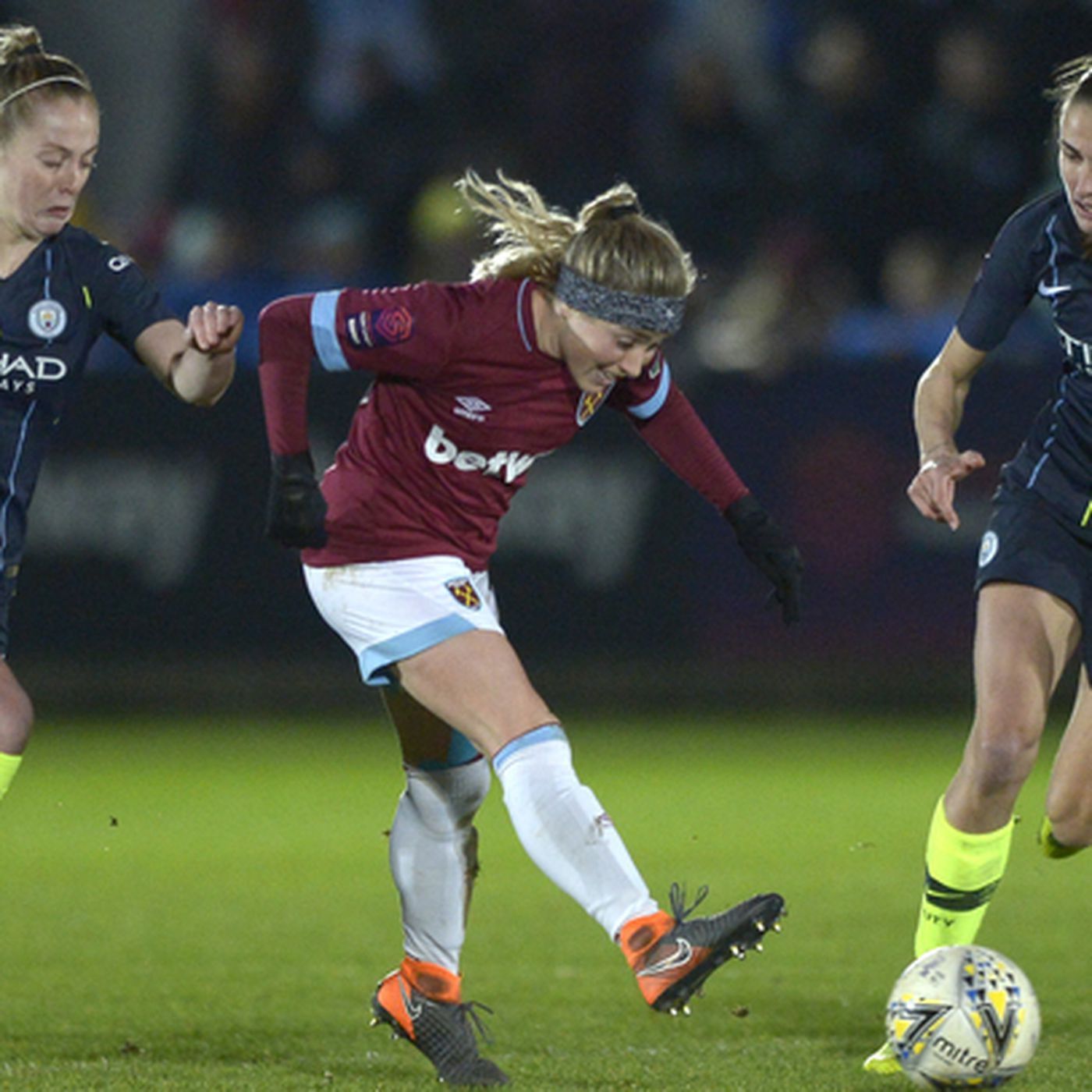Persevering City Women overcome Hammers and Blue