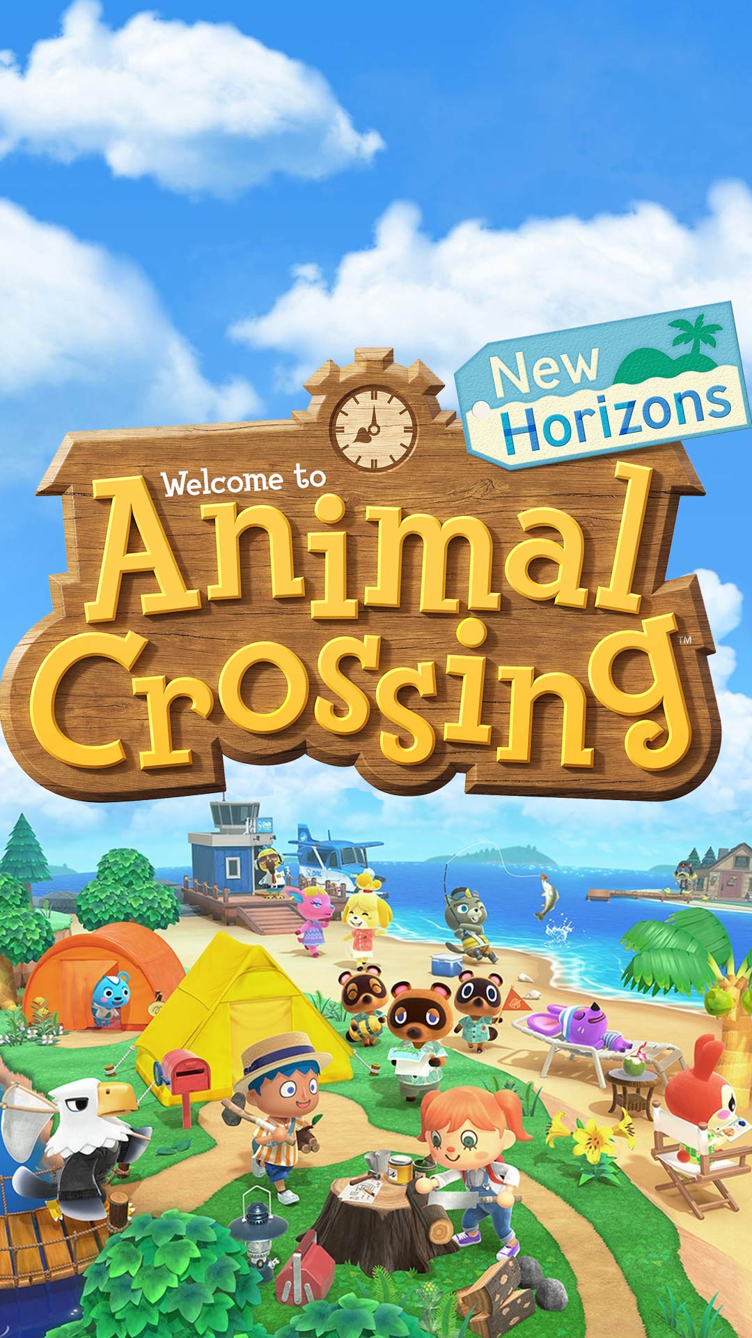 Animal crossing new horizons phone wallpaper background download