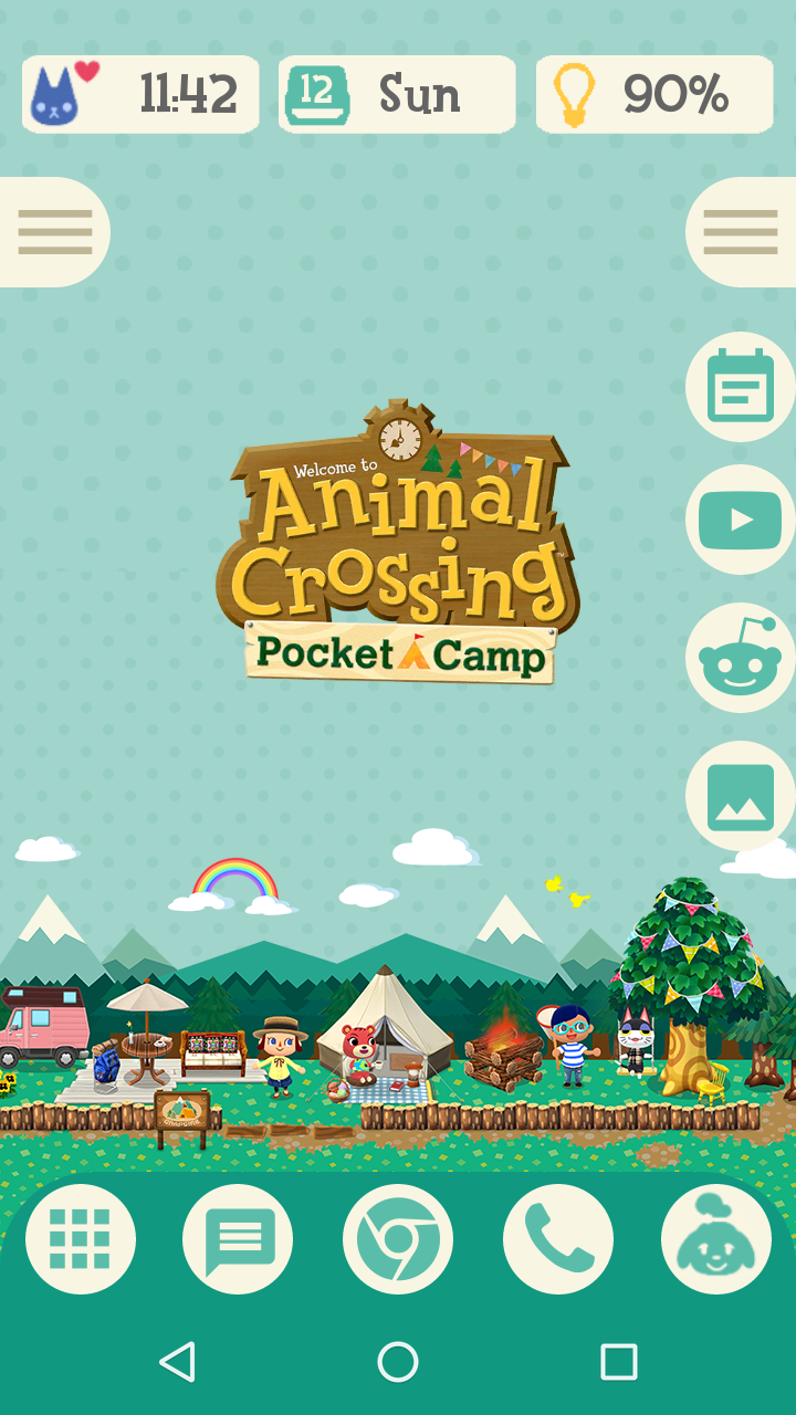 Animal Crossing Pocket Camp Android Theme Release!