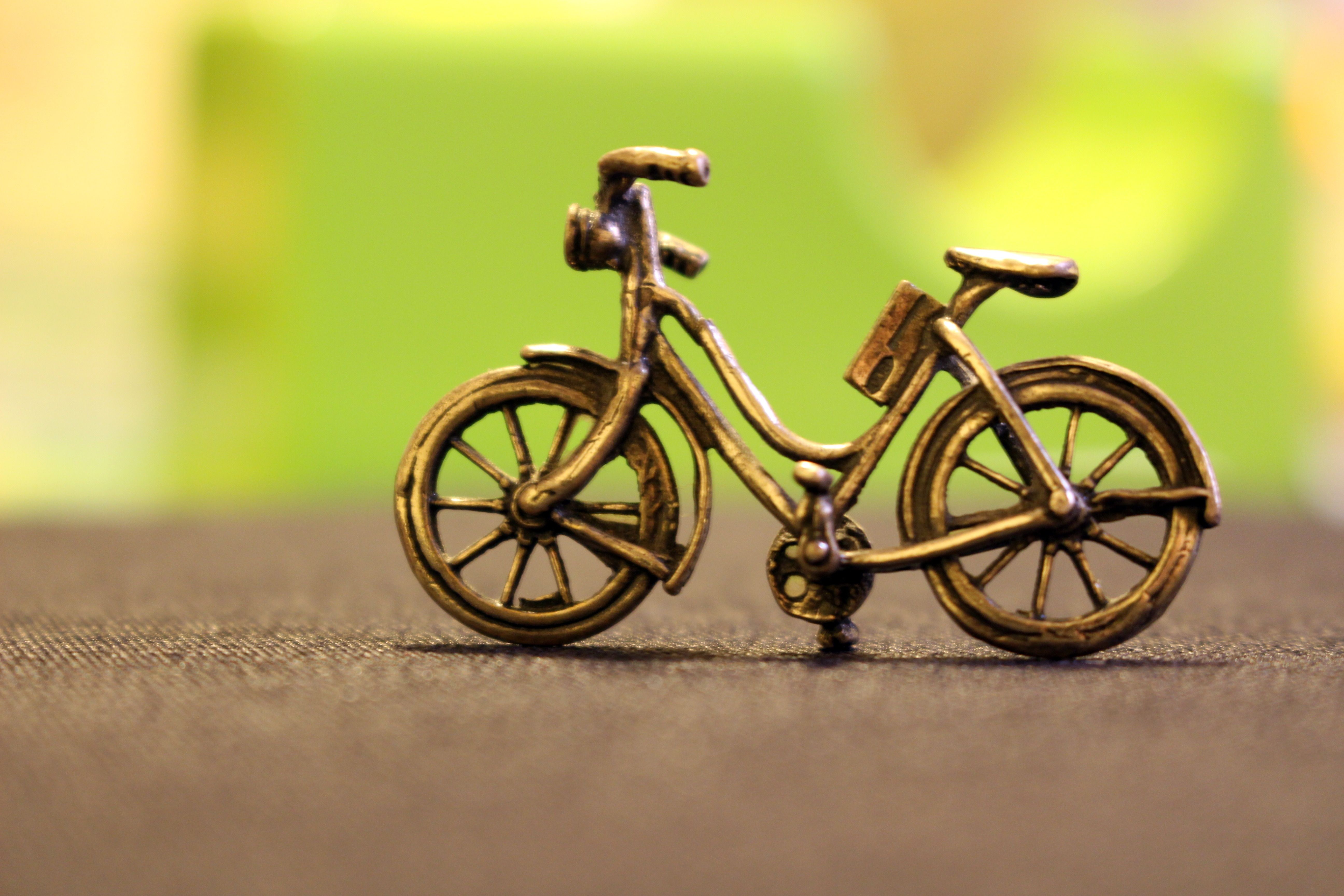 brass dutch bike scale model free image