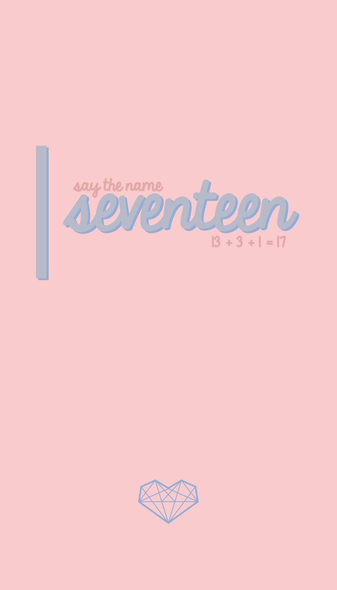 MINIMALIST SEVENTEEN PHONE WALLPAPERS