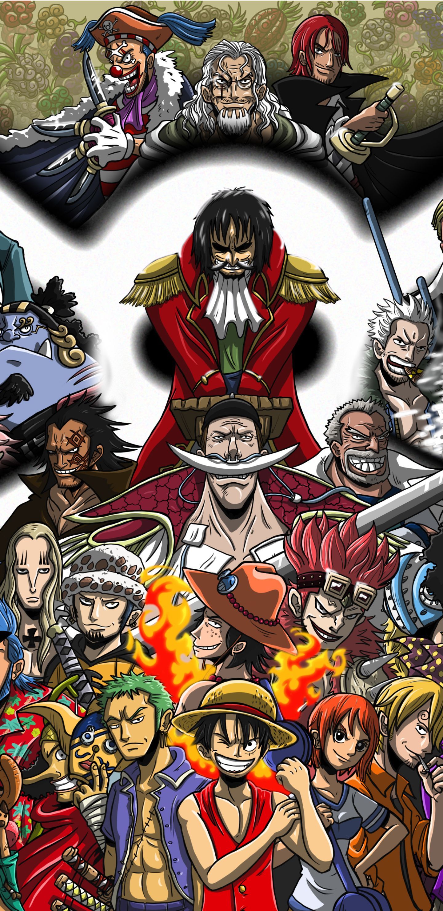 One Piece Gold D Roger Wallpaper Anime One Piece 1440x2960