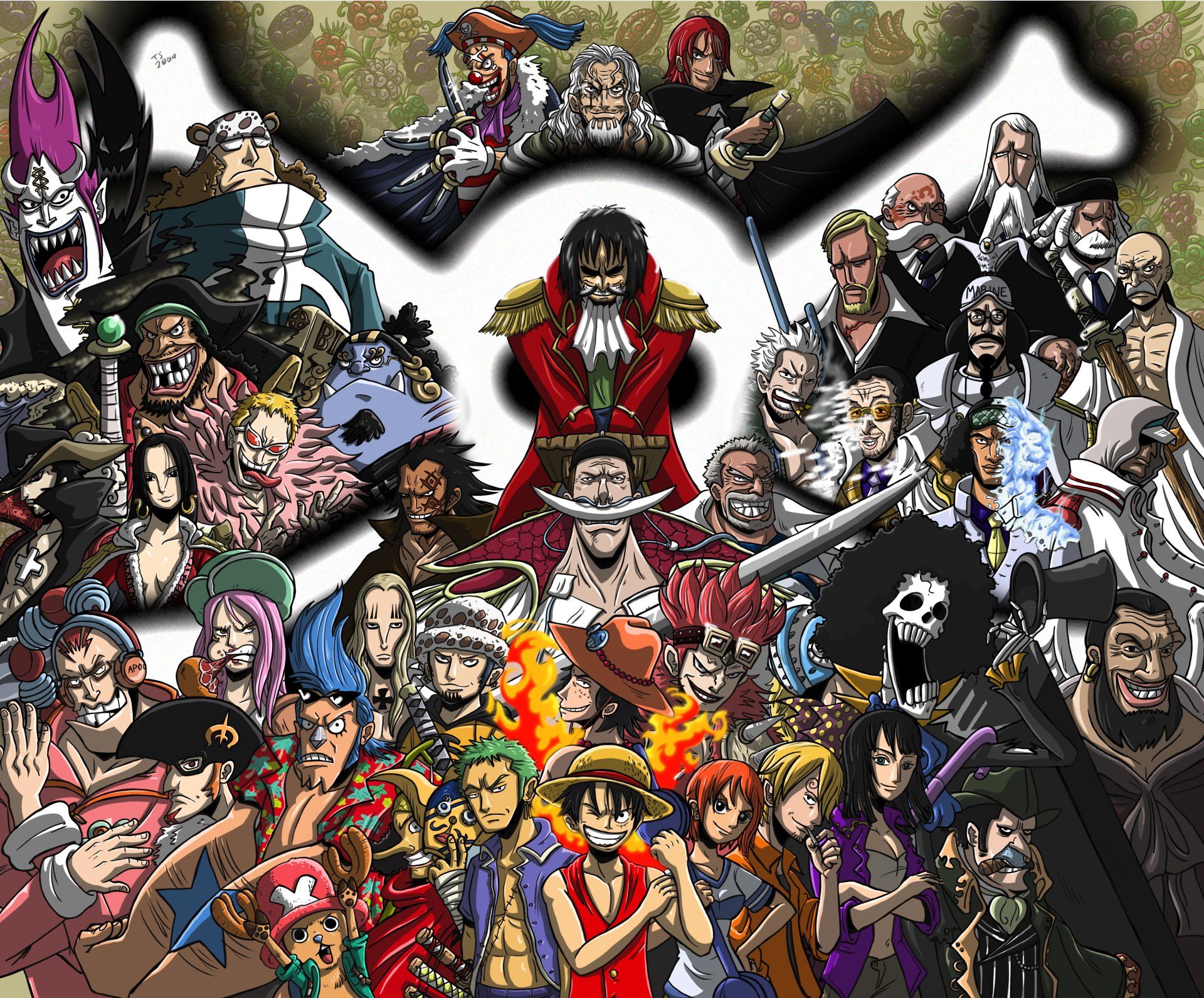 One Piece Marine Wallpapers Wallpaper Cave