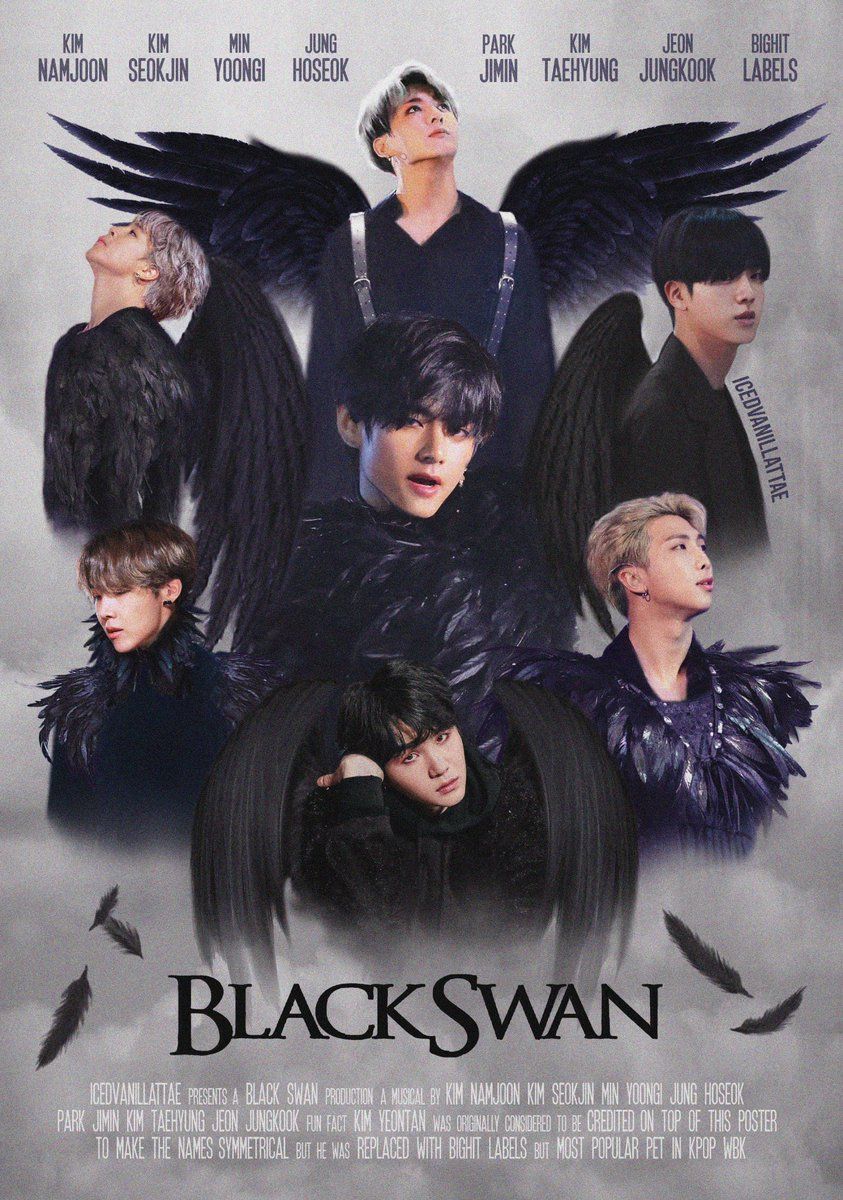 BTS Black Swan Wallpapers  Top Free BTS Black Swan Backgrounds   WallpaperAccess