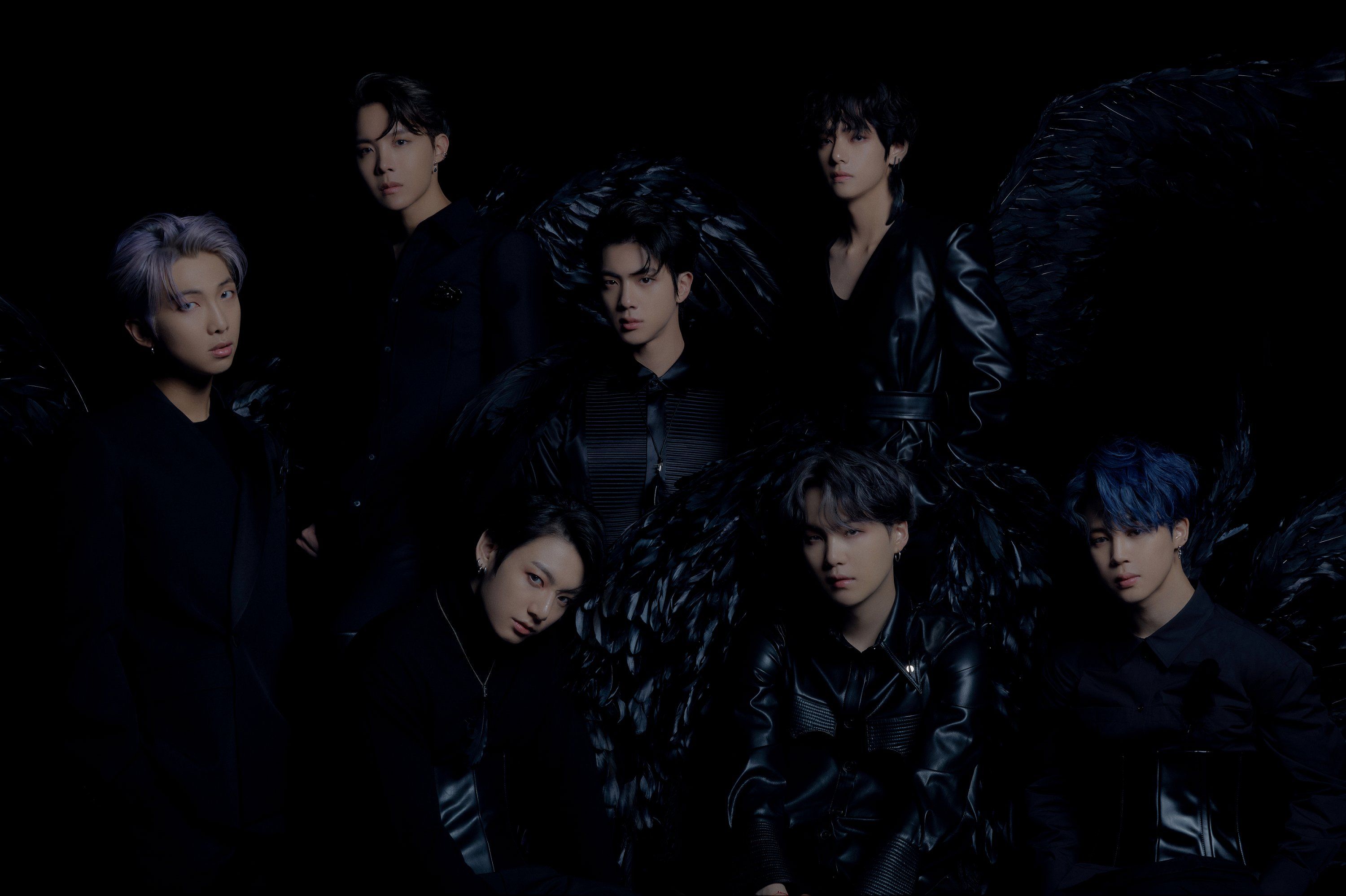 BTS Transforms Into Black Swans For “Map Of The Soul: 7” Concept Photo