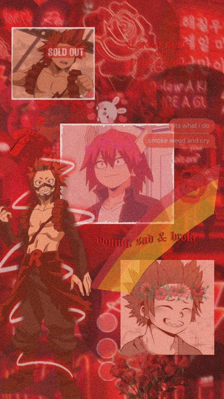 Bnha collage kirishima. Anime wallpaper iphone, Hero wallpaper, Anime wallpaper