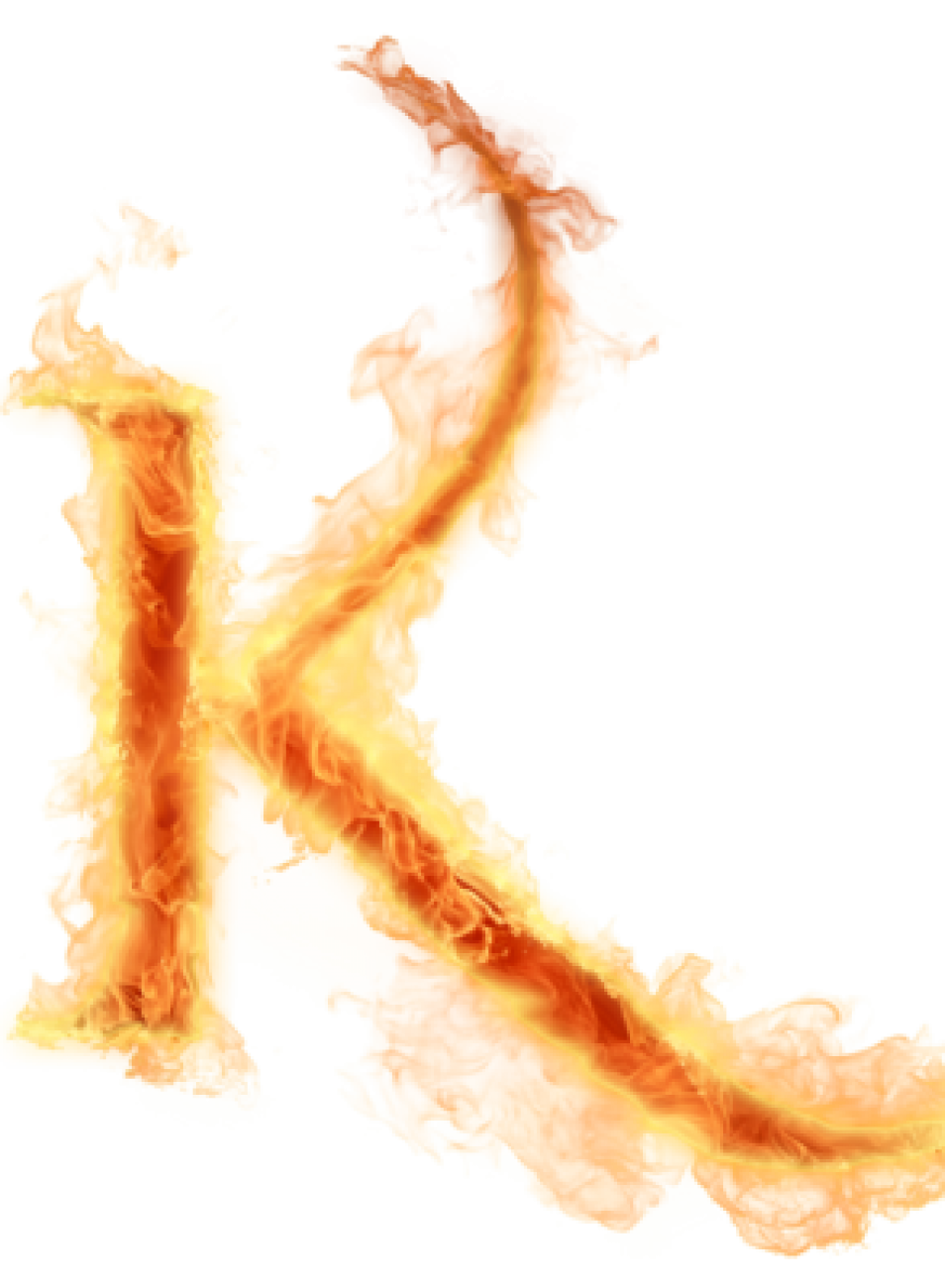 Burning Letter A Transparent & PNG Clipart Free Download