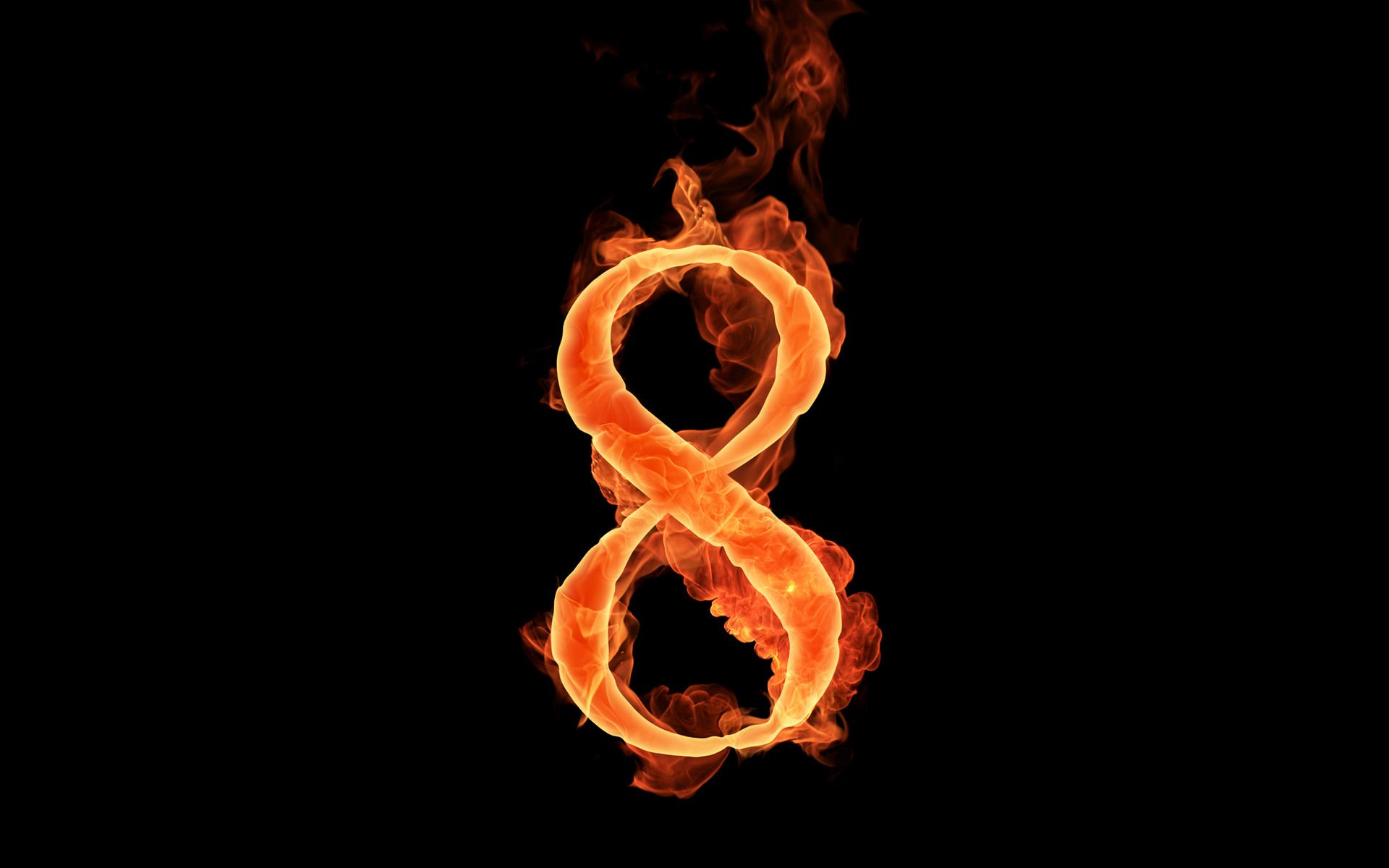 Fire Fonts Letters and Fiery Numbers 1920x1200 NO.35