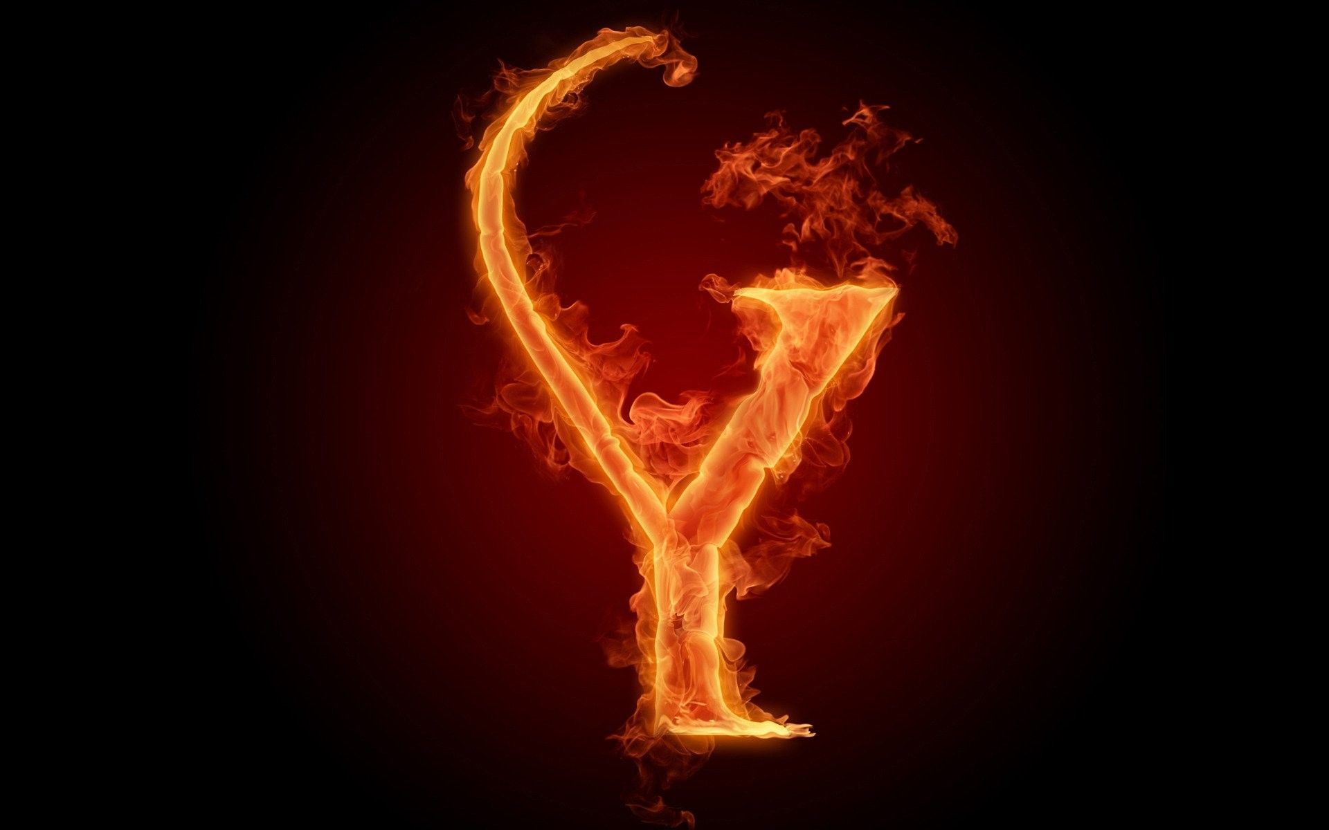 Fire Alphabets Wallpapers - Wallpaper Cave