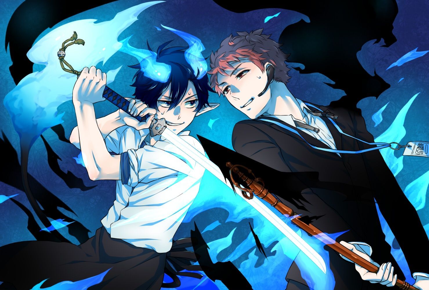 Anime Blue Exorcist Rin Okumura Ao No Exorcist Wallpaper. Blue