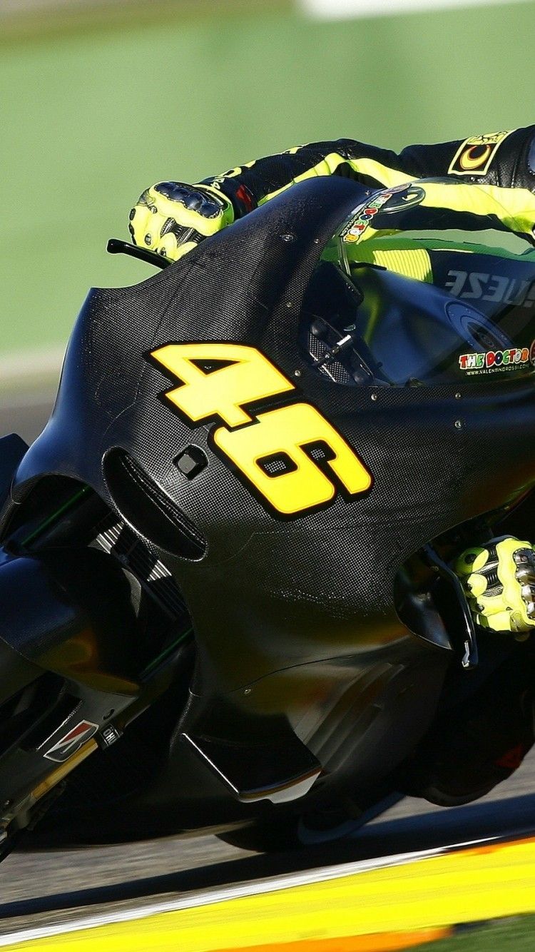 Download 750x1334 Valentino Rossi, Sportbike, Ducati, Motorcycle
