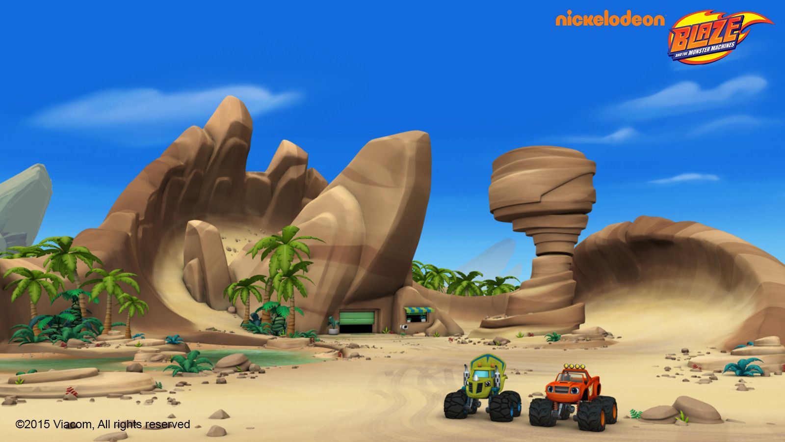 Zegs Cave And Starlas Ranch And The Monster Machines Blaze
