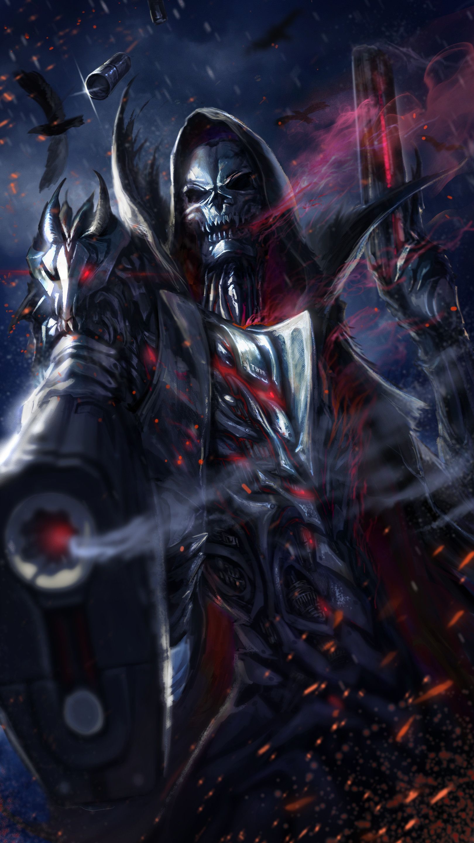 The Reaper. Overwatch. Grim reaper art, Grim reaper, Demon art