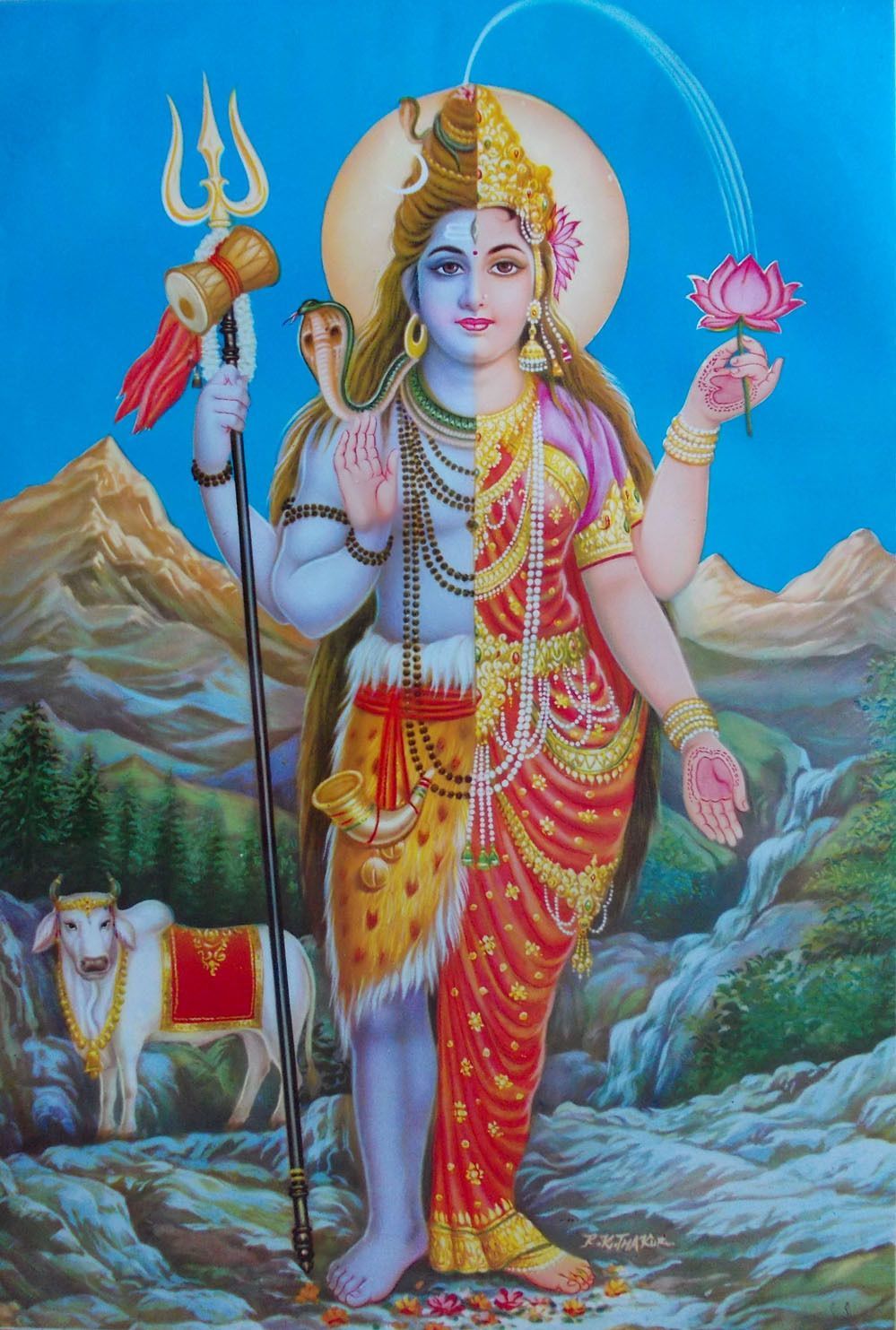 Lord Ardhnarishwar. Hindu gods, Shiva, Shiva wallpaper