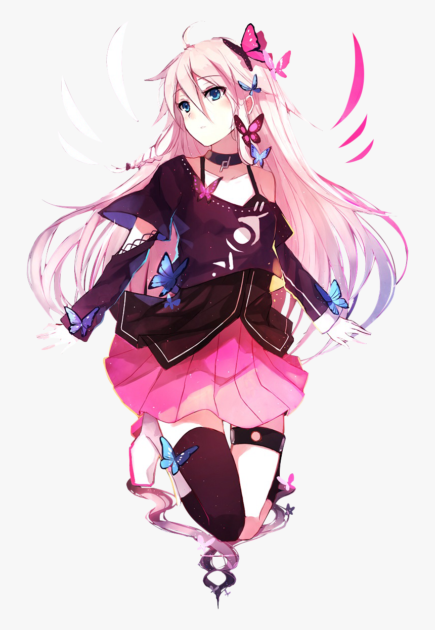 Anime Girl Pink Hair Png Vocaloid Wallpaper iPhone
