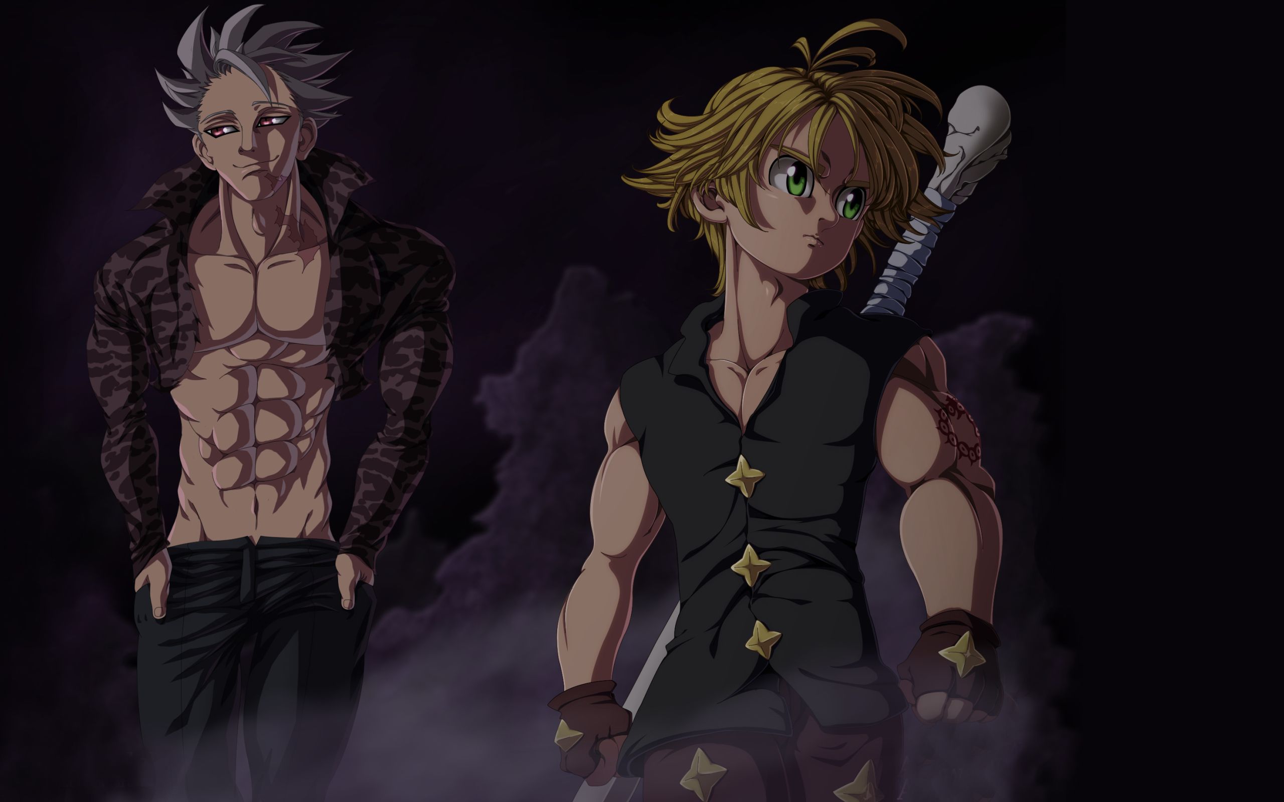 Meliodas and Ban 2560x1600 Resolution Wallpaper, HD