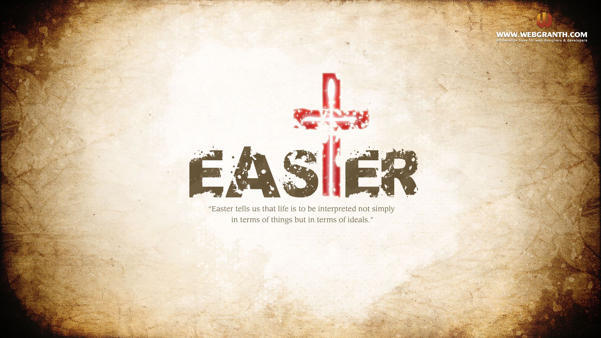 Religious Easter Background HD. Easter