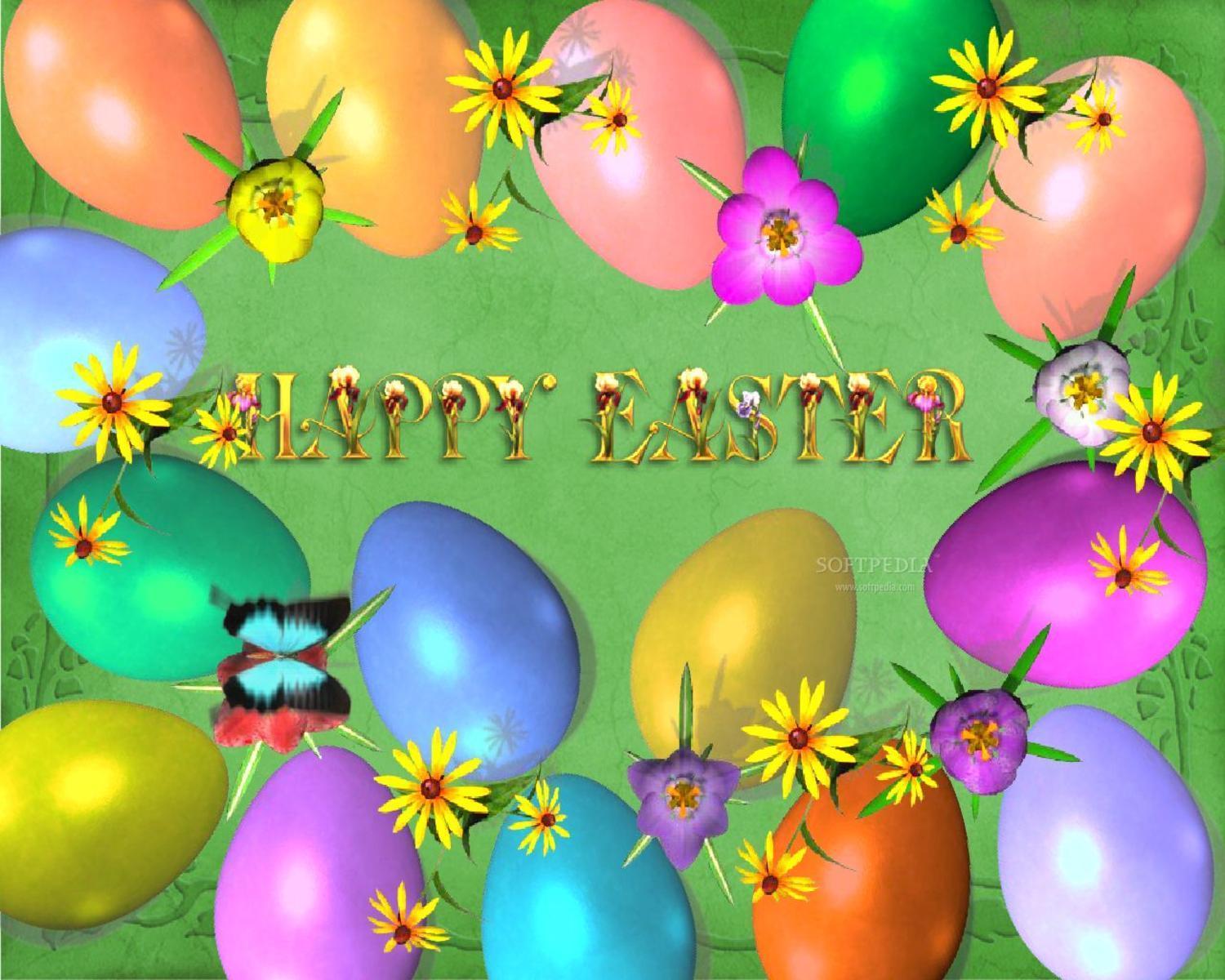 Easter Eggs Background Free Desktop Background