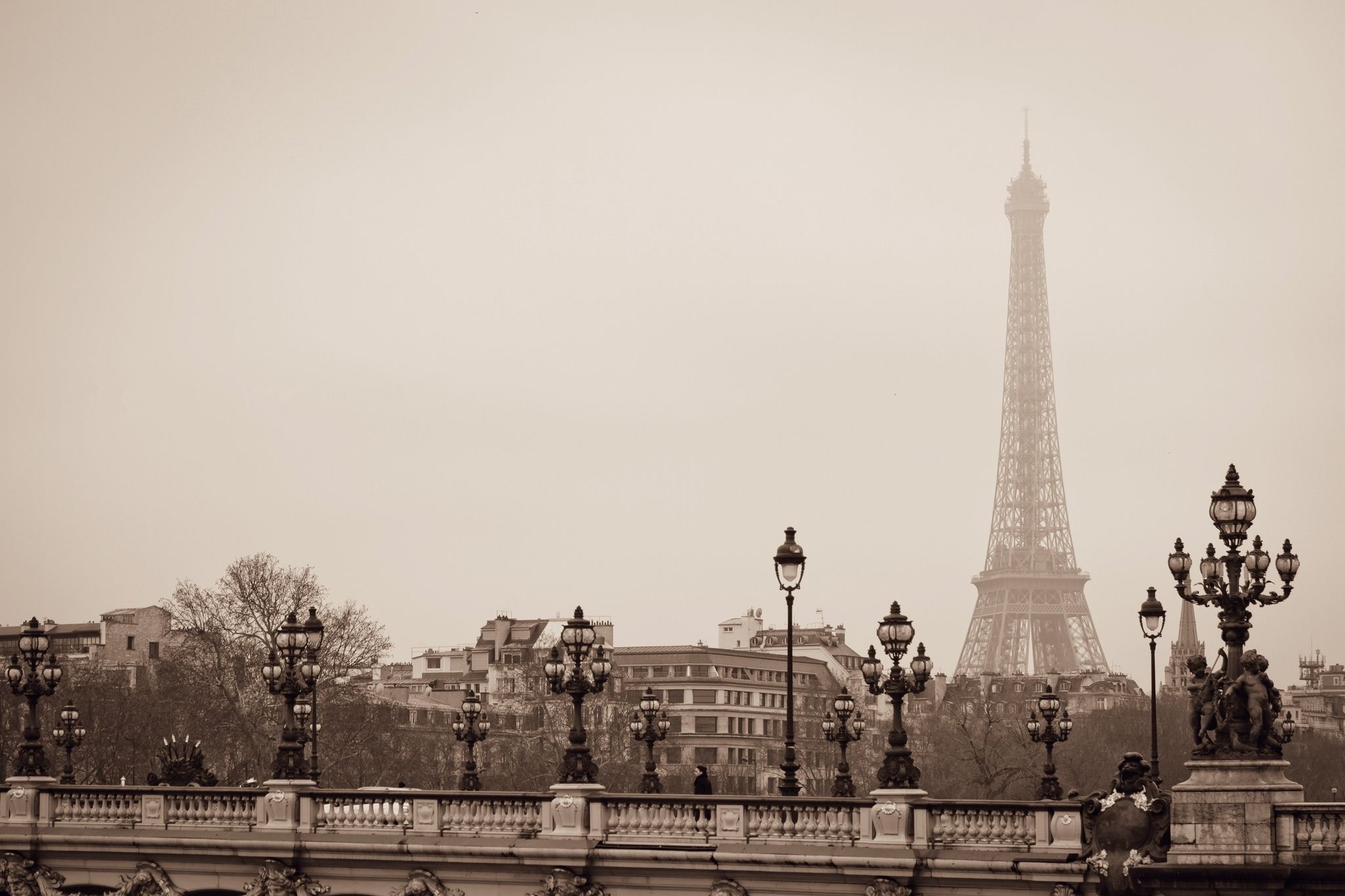 paris vintage wallpaper