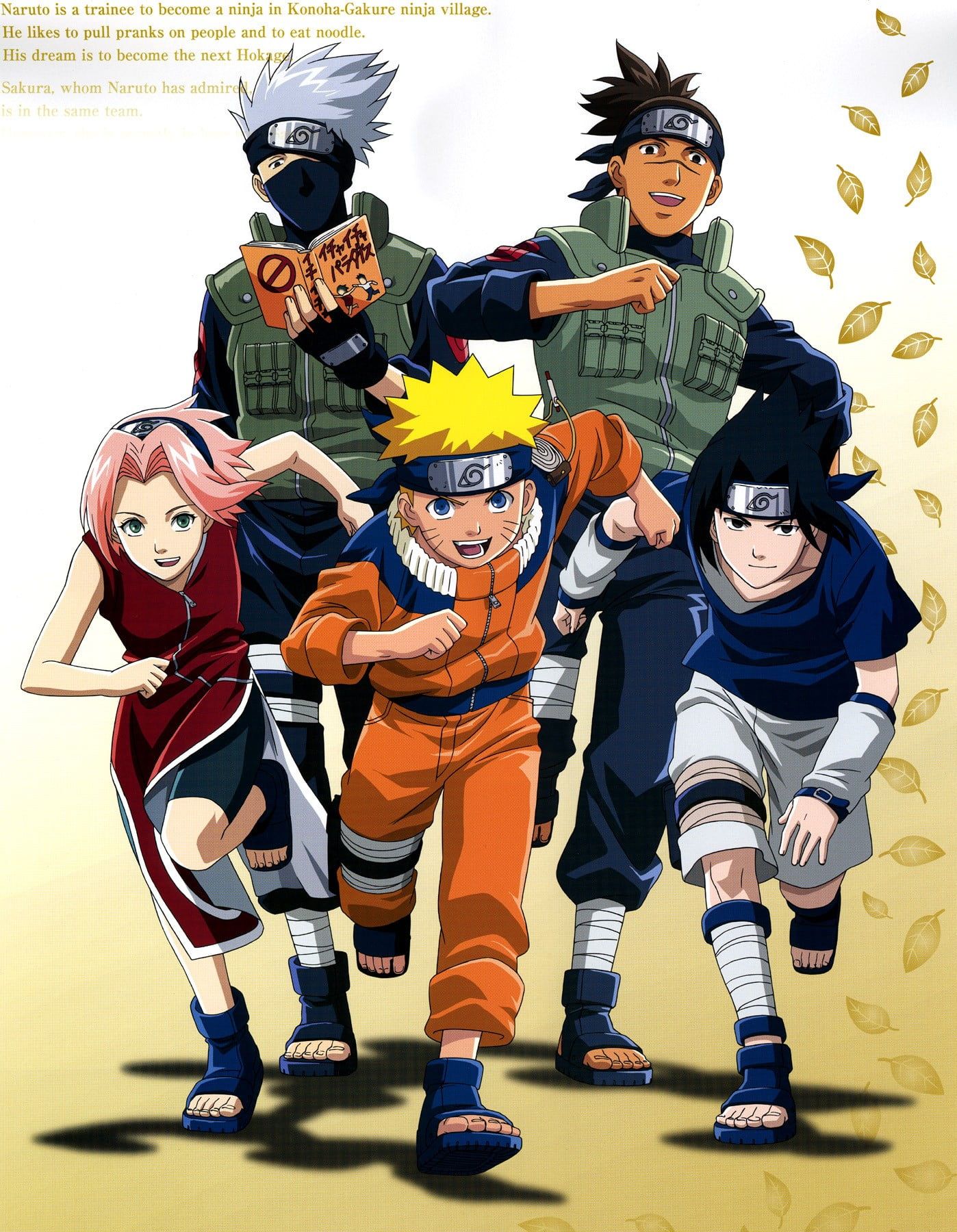 Naruto light (classic photo kakashi,naruto,sasuke,sakura) by