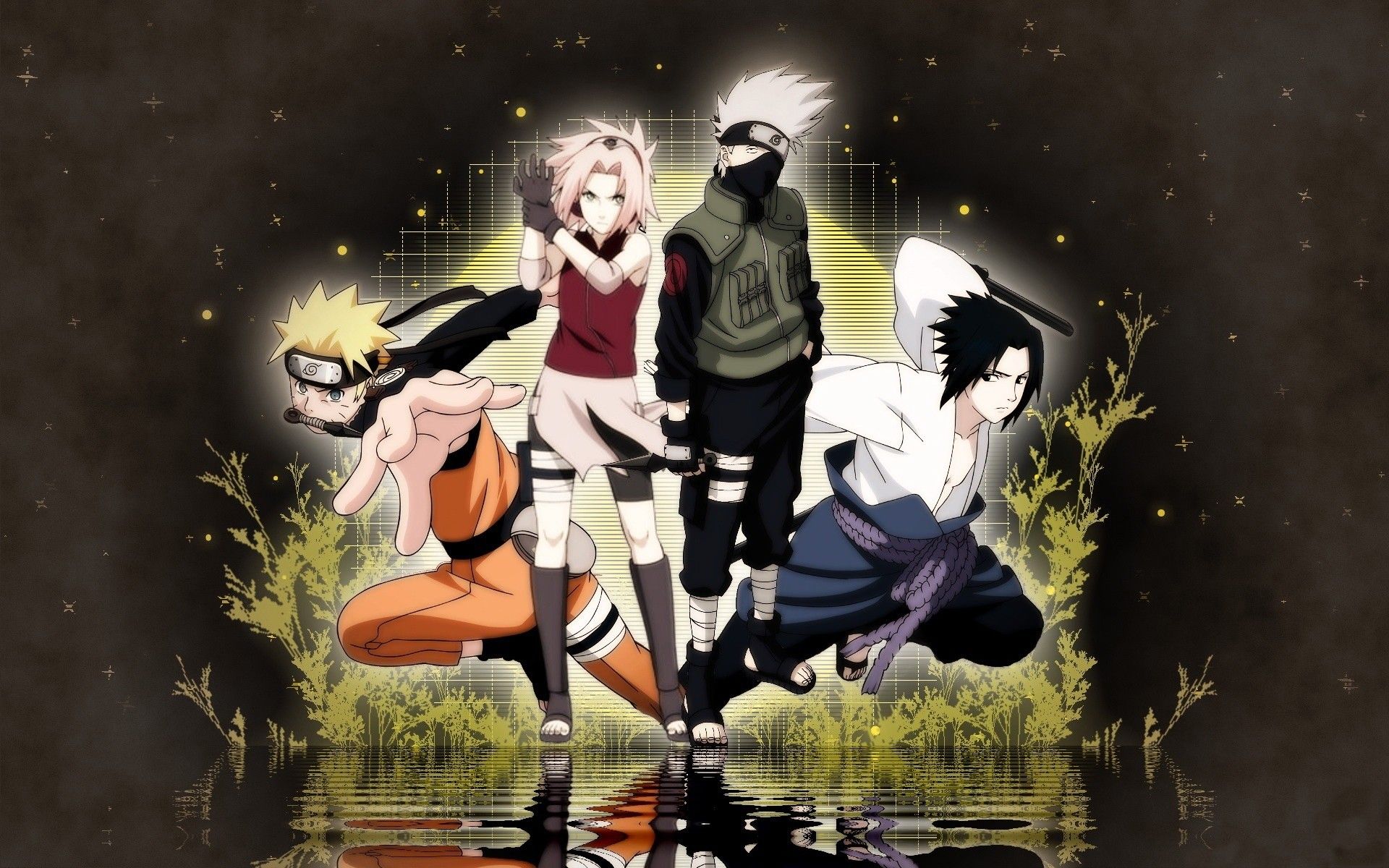 Naruto, anime, kakashi, naruto shippuden, sakura, sasuke, HD phone wallpaper