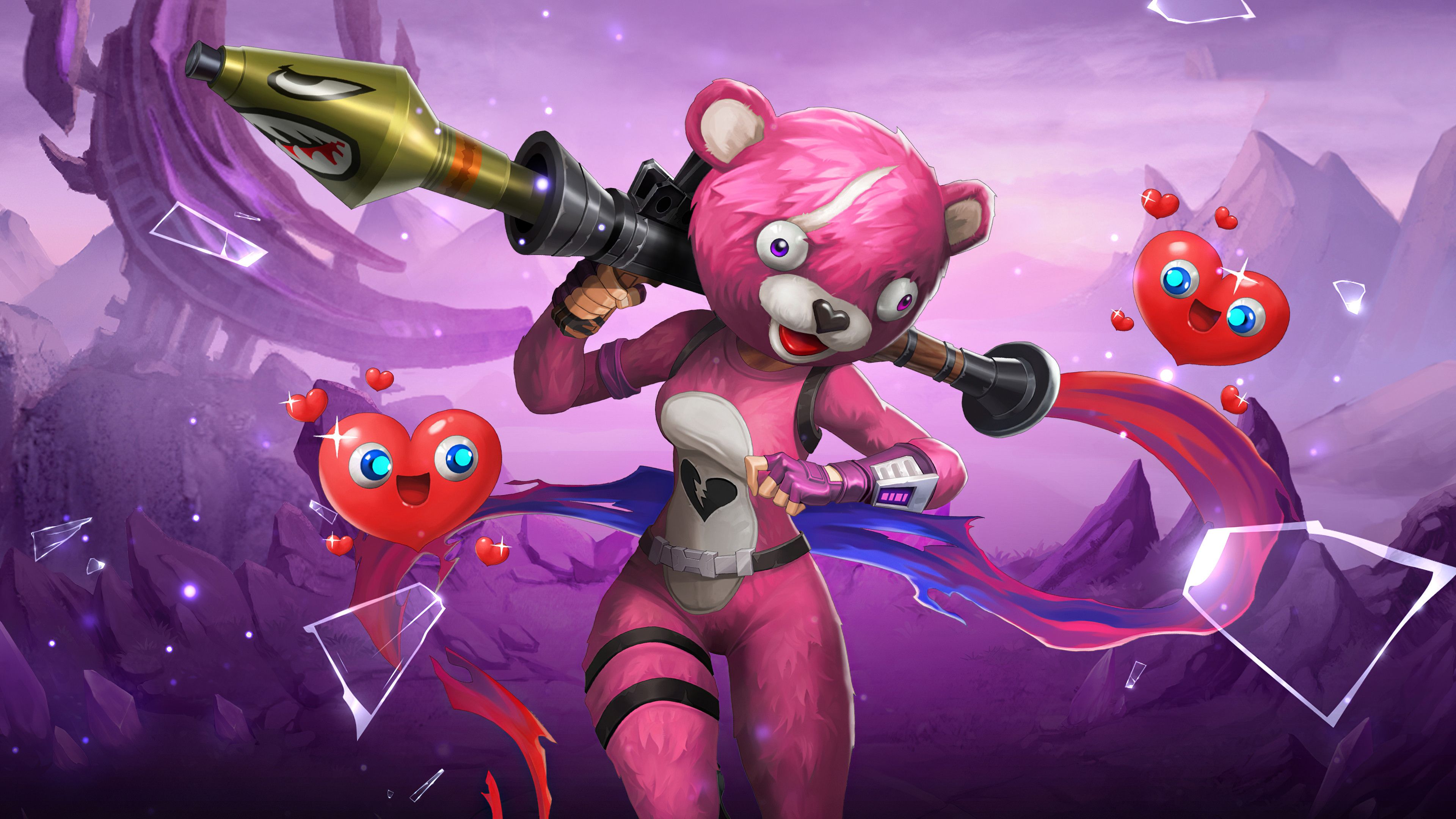 Wallpaper 4k Fortnite Cuddle Team Leader Fortnite Cuddle Team