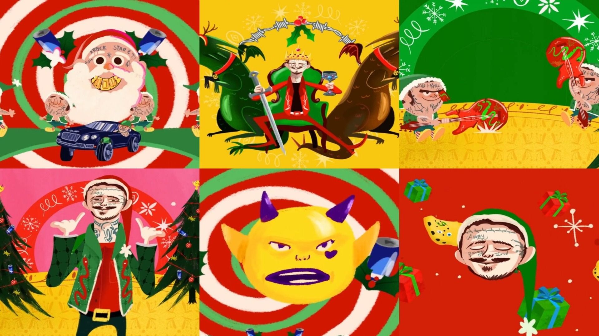 He Relieves Stress by Shooting Guns?! + Post Malone Cartoon