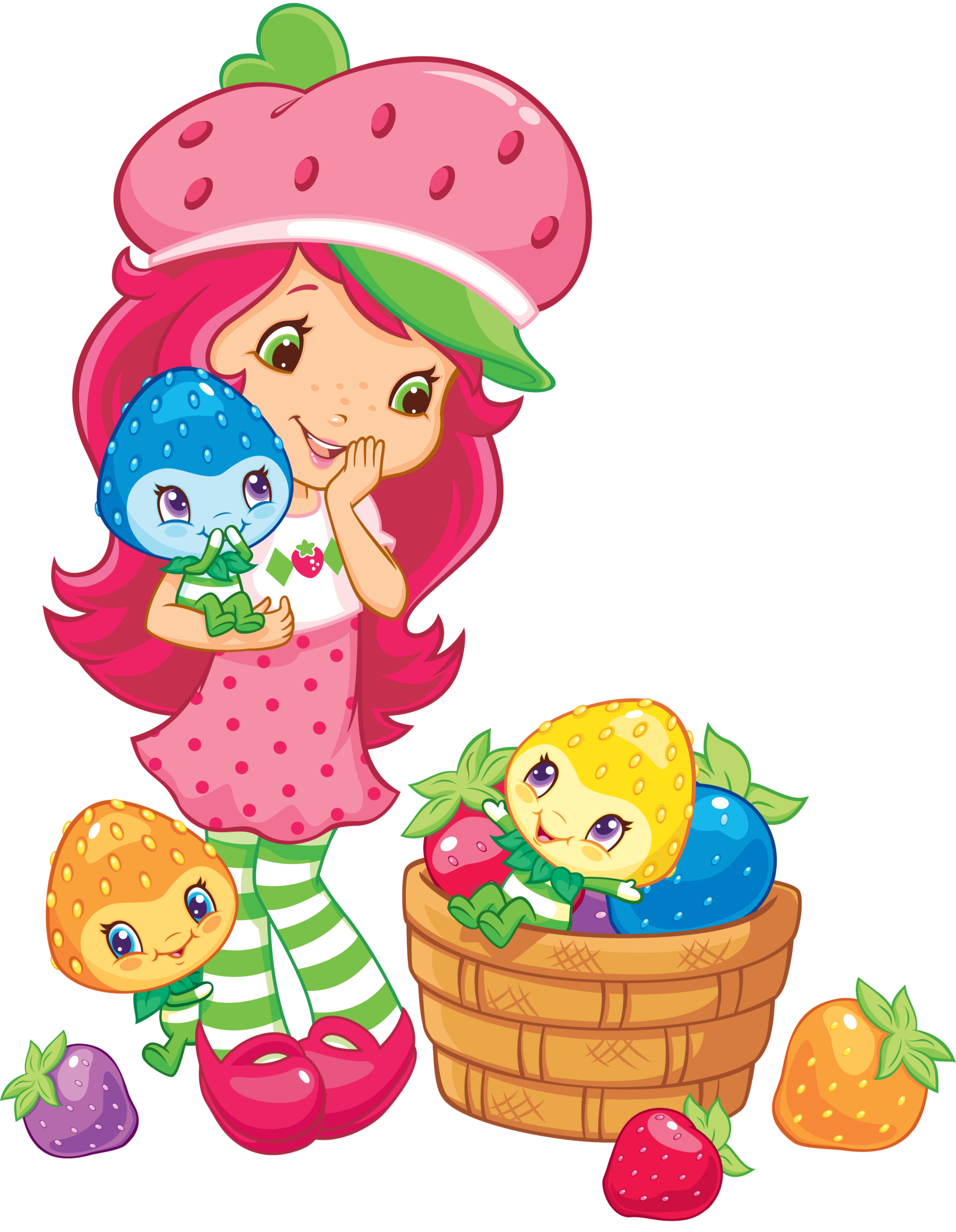 Biscuit drawing strawberry shortcake, Picture biscuit