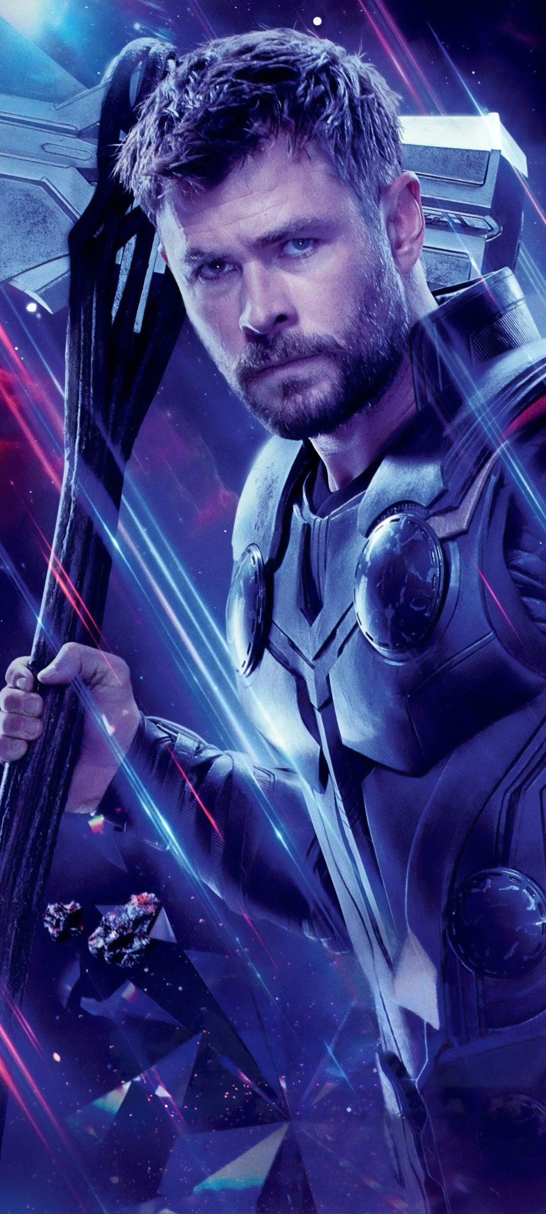 Thor in Avengers Endgame 1080x2400 Resolution Wallpaper