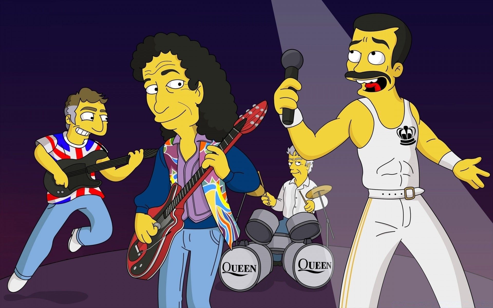 Queen Simpsons Cartoon
