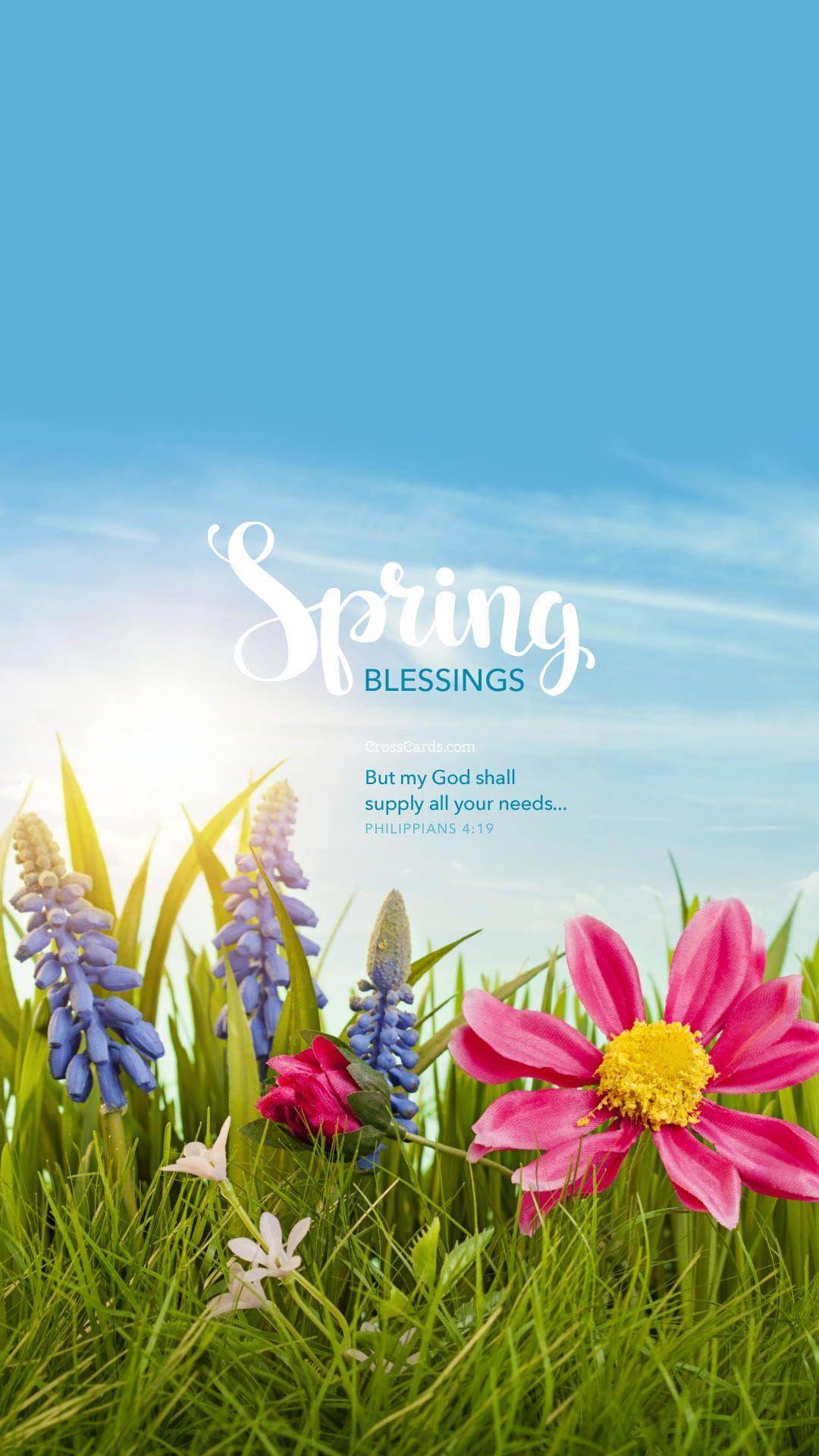 April 2016 Blessings Desktop Calendar- Free April Wallpaper