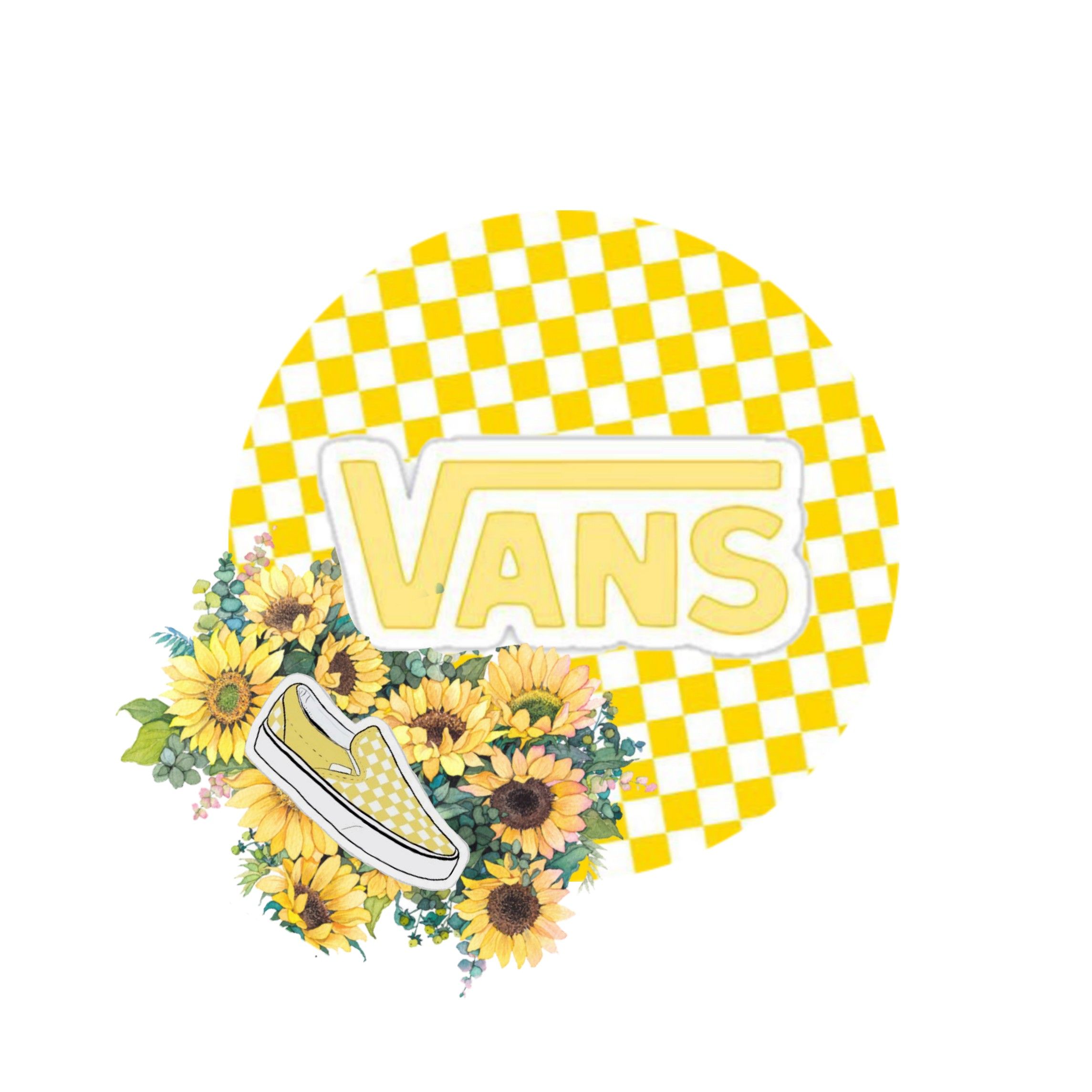 aesthetic yellow vans