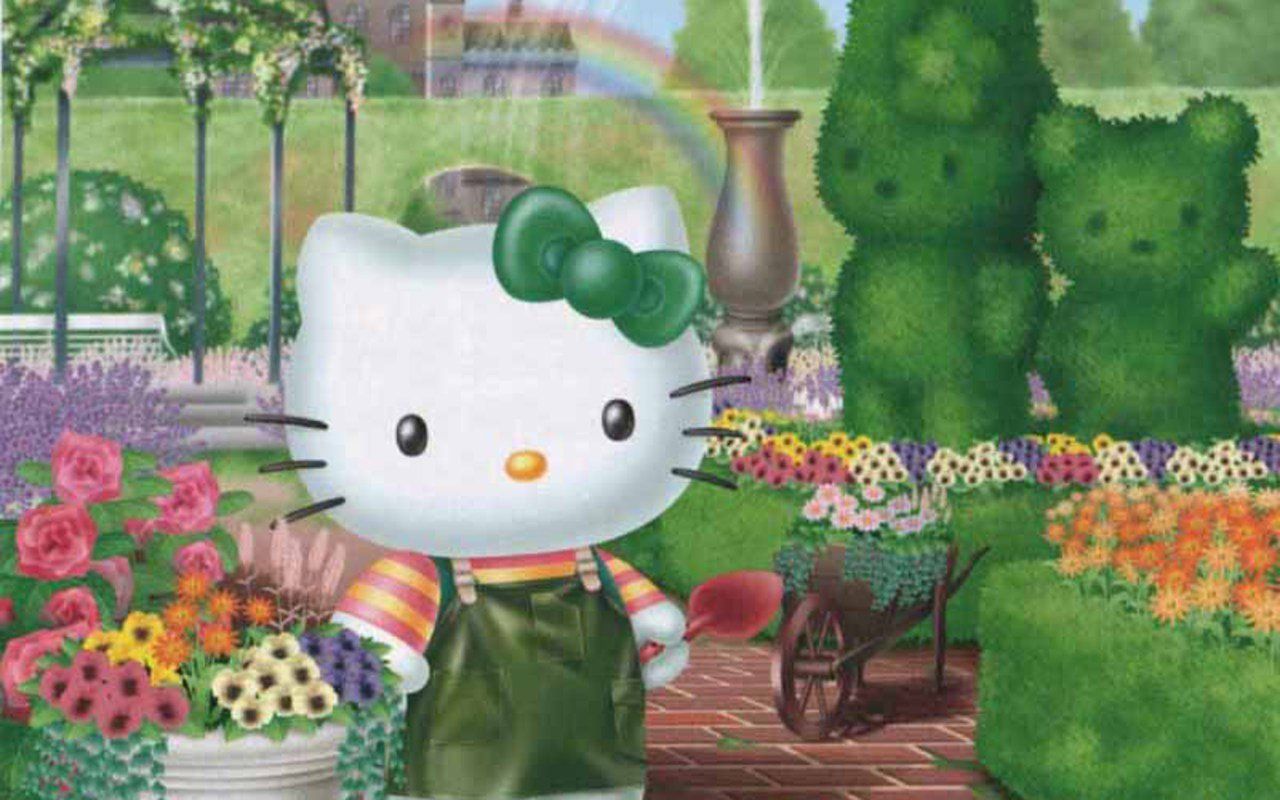 Free download Pin Hello Spring Kitty Wallpaper [1280x800] for your Desktop, Mobile & Tablet. Explore Hello Kitty Spring Wallpaper. Hello Kitty Background, Background Hello Kitty, Hello Kitty Background