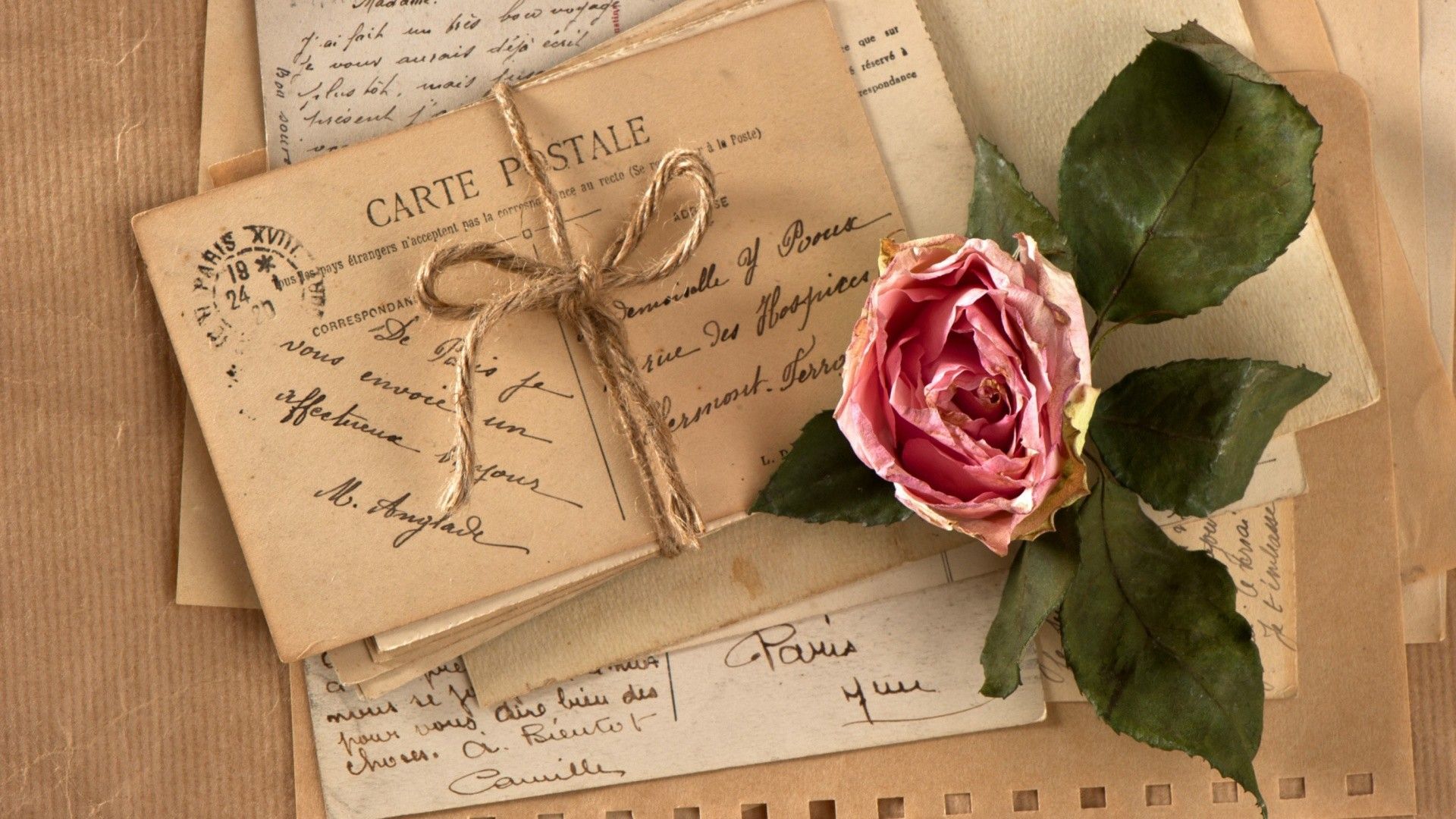 Old Love Letter Wallpaper