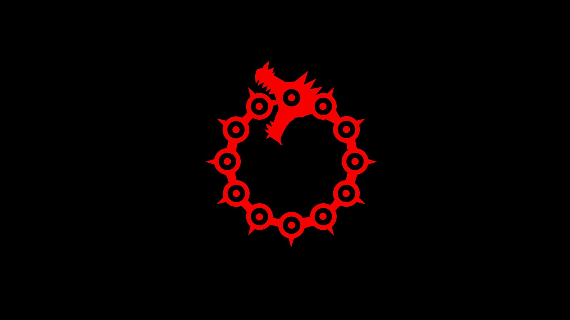 Red dragon logo, Nanatsu no Taizai, meliodas HD wallpaper
