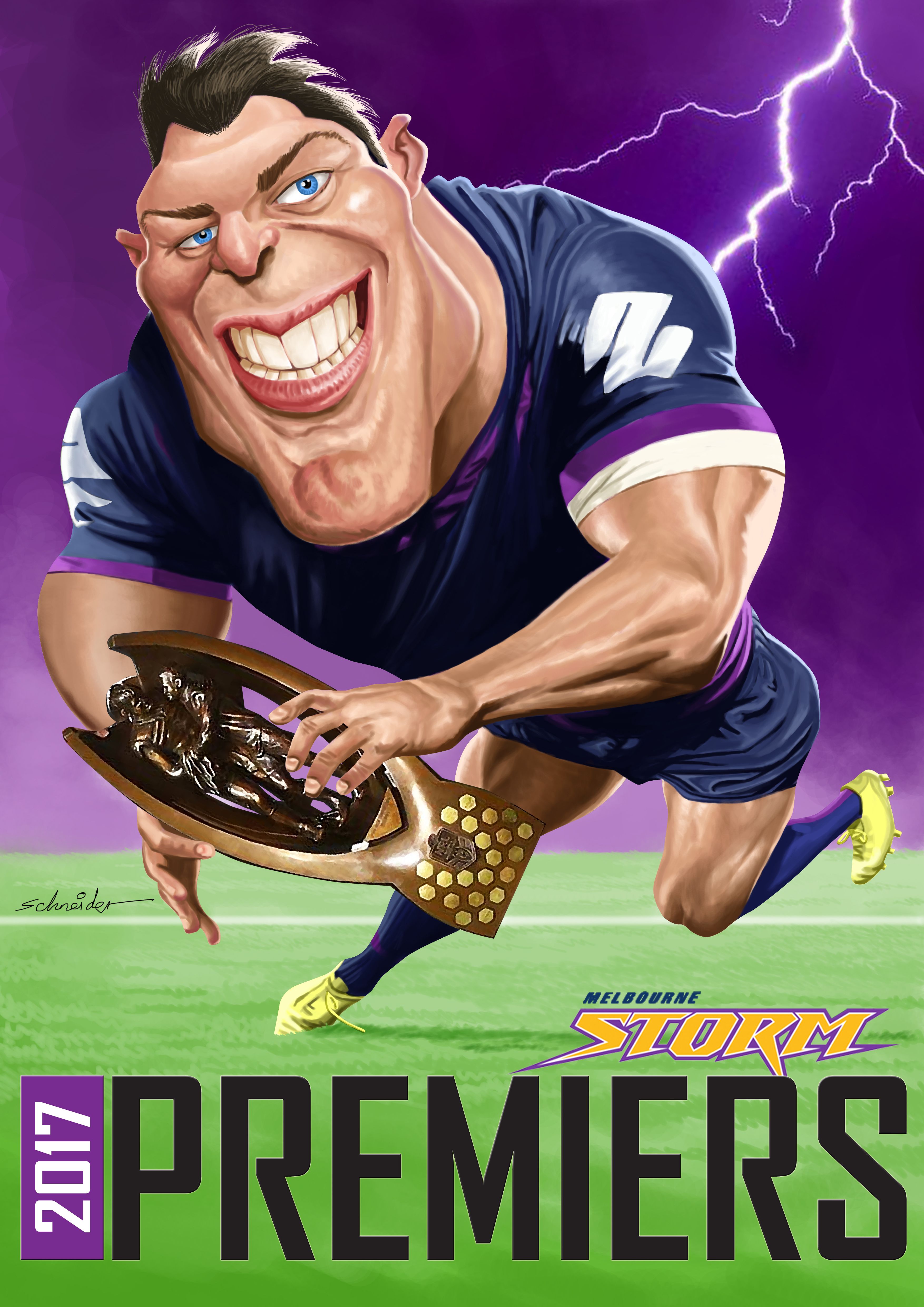Melbourne Storm Poster, HD Wallpaper & background Download