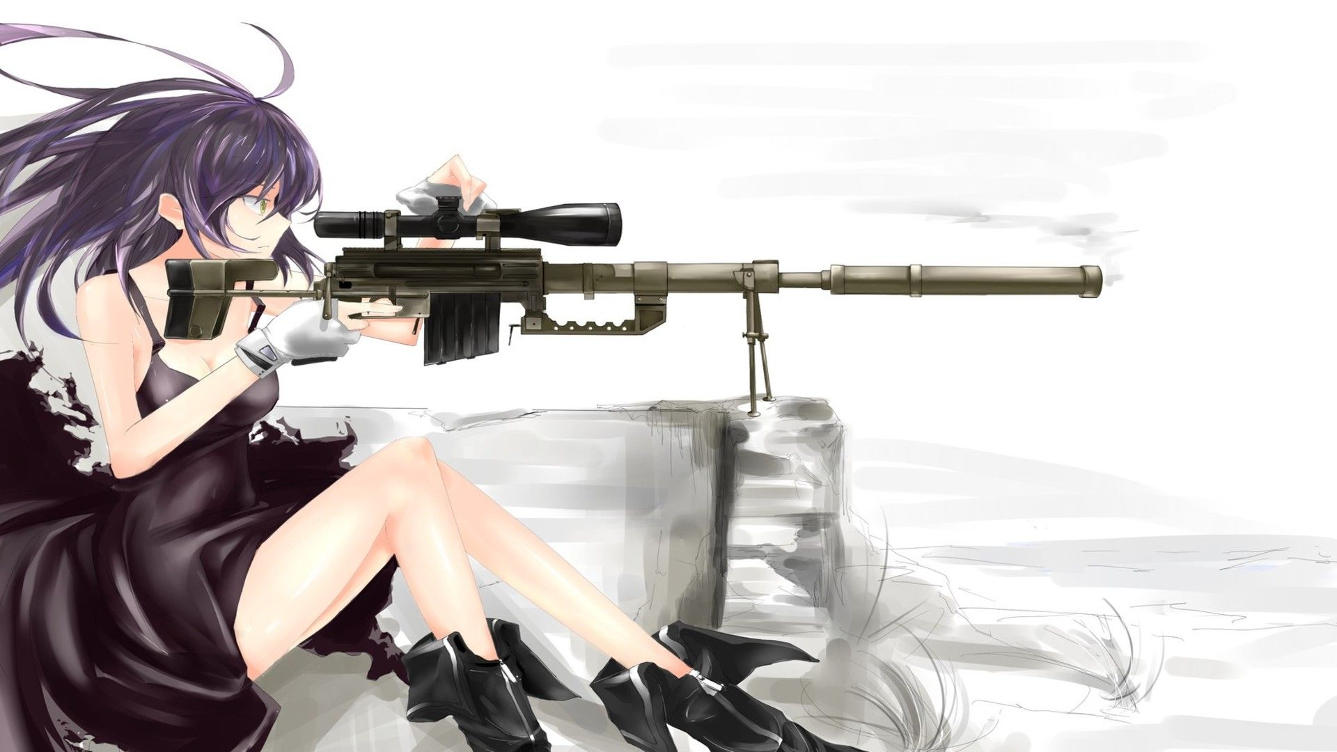 Anime Girl Gun Ps4 Wallpapers ...
