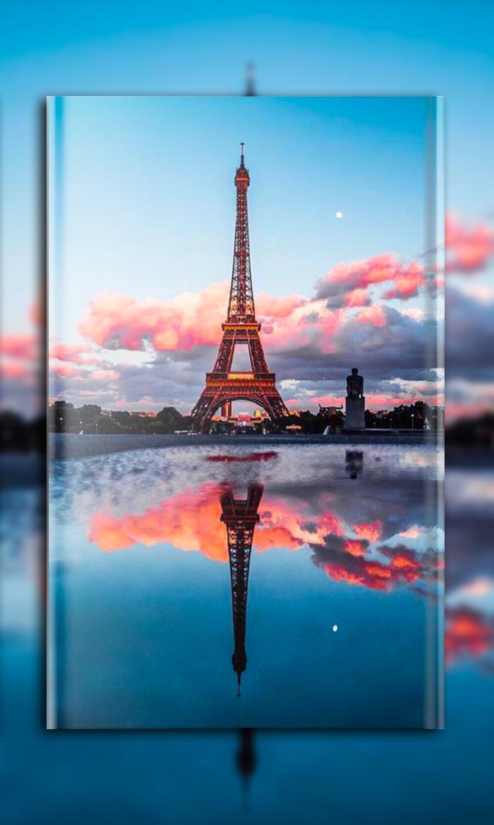 Paris Wallpaper :Eiffel tower, city of light, girly for Android