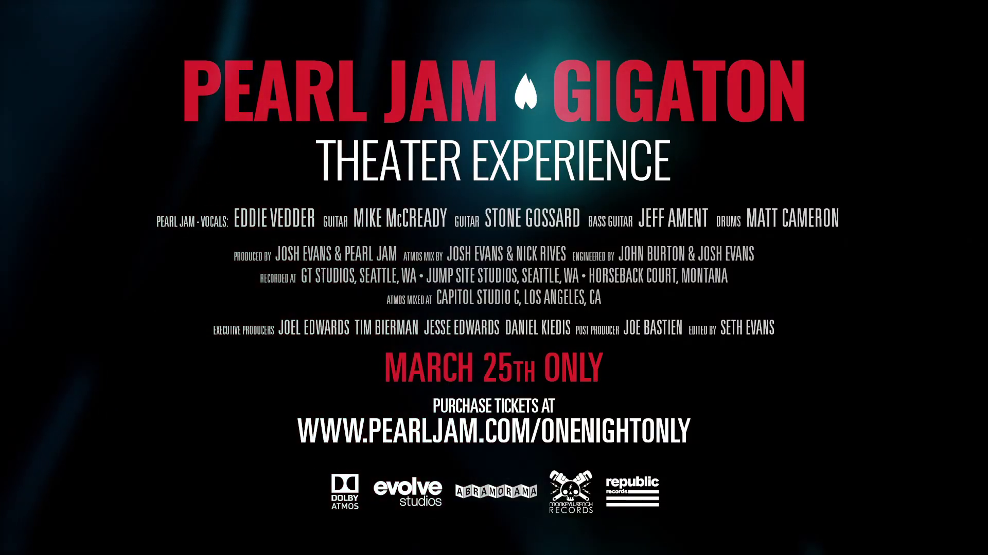Pearl Jam's Gigaton in Dolby Atmos Truly Unique Listening