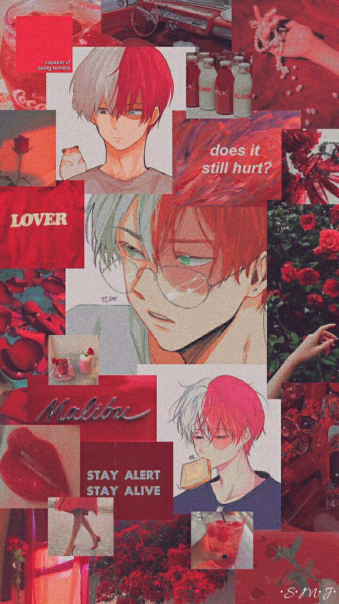 Home Screen Todoroki Wallpaper Aesthetic