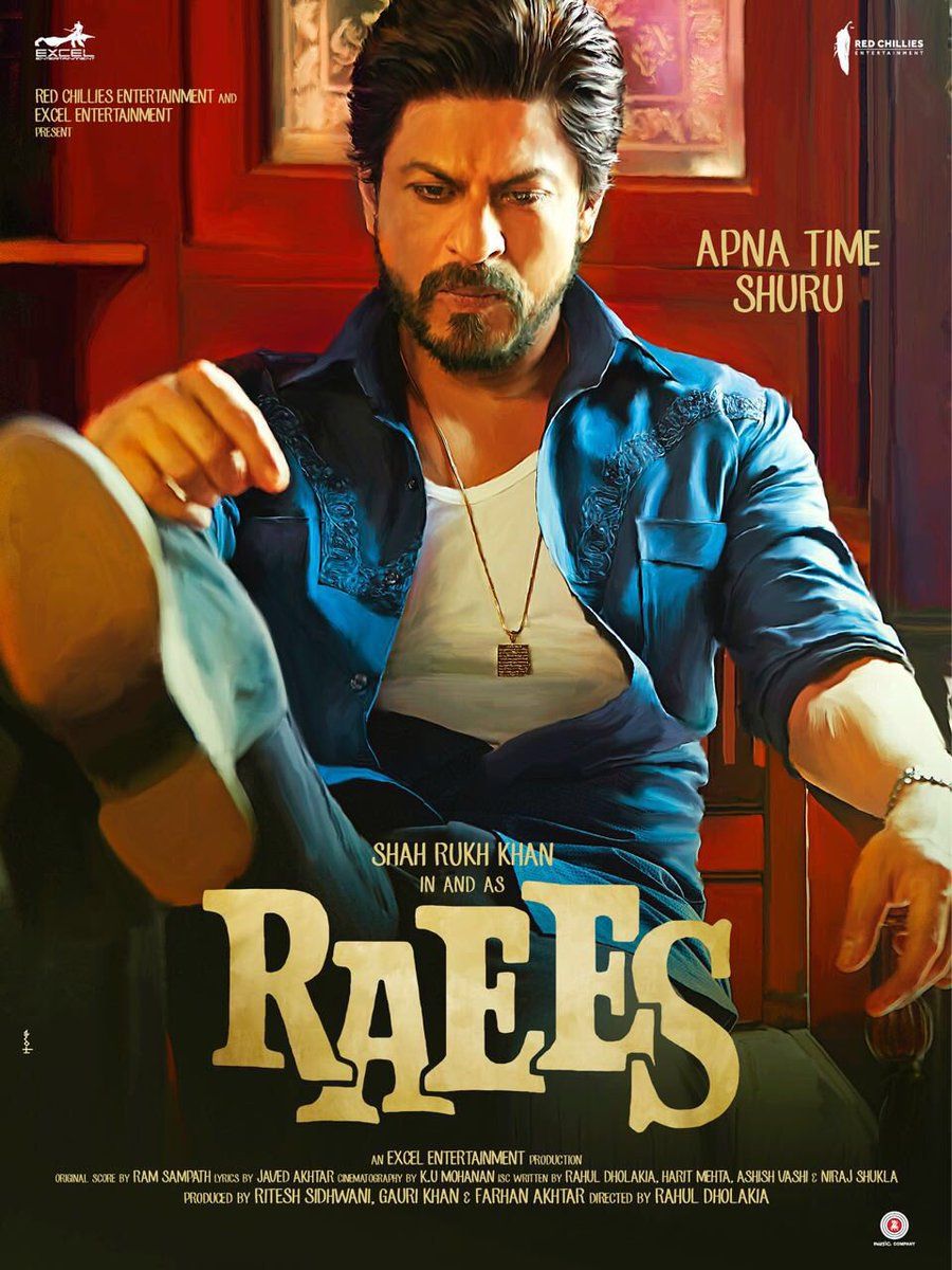 Raees Dialogues & Movie Wallpaper Feat. Shah Rukh Khan