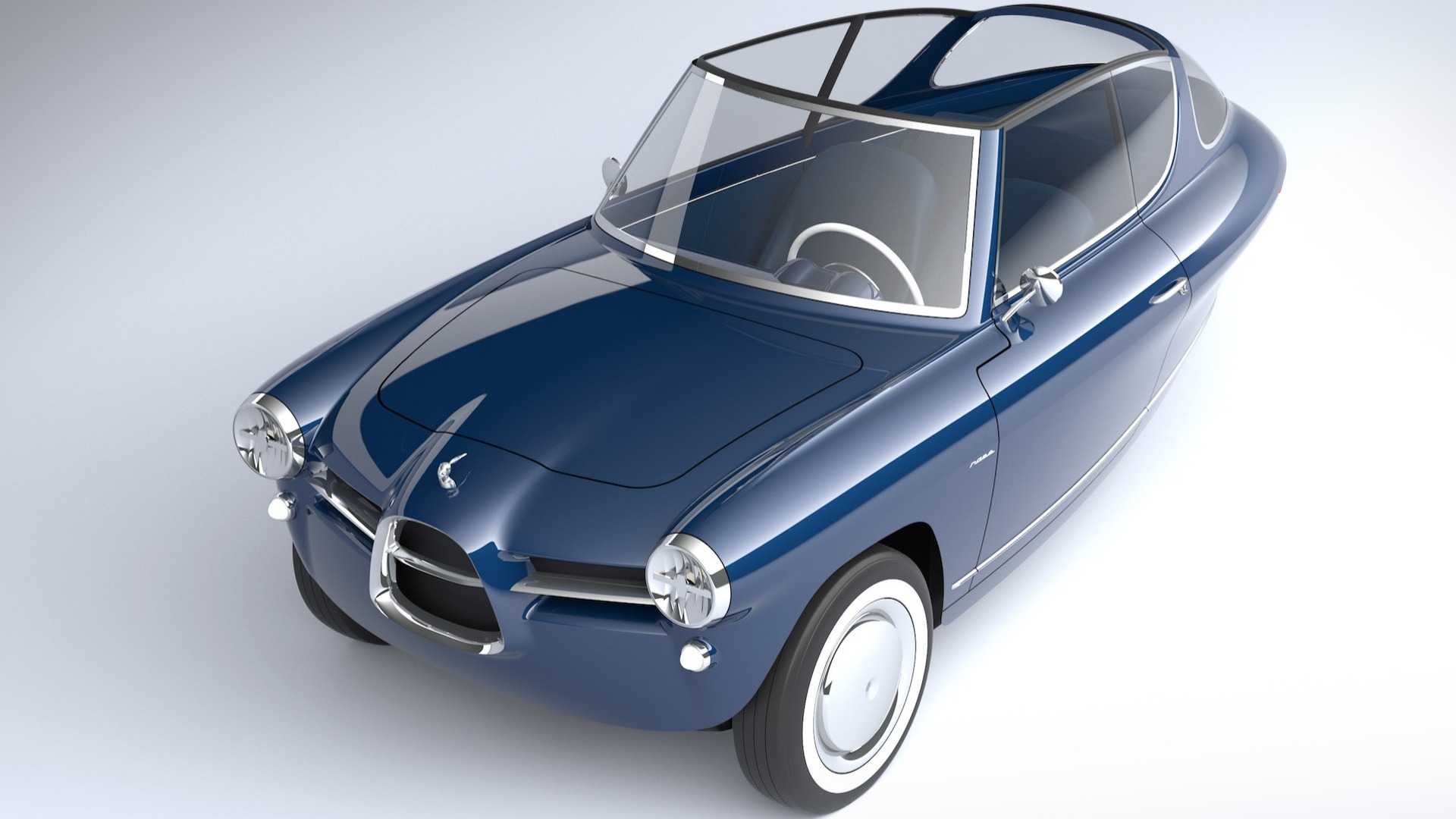 Nobe Reveals Adorably Retro Three Wheel Electric Car